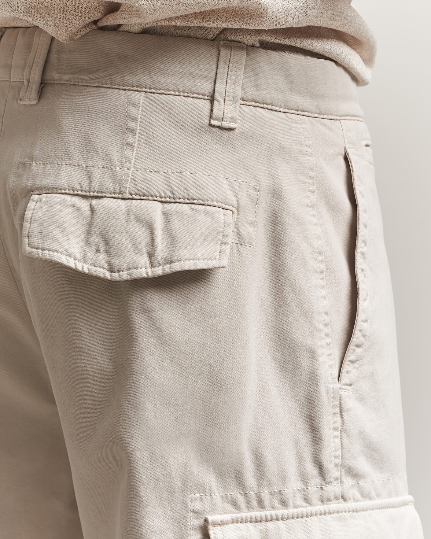 Homme | Shorts | Brunello Cucinelli | Cotton Cargo Shorts Light Beige