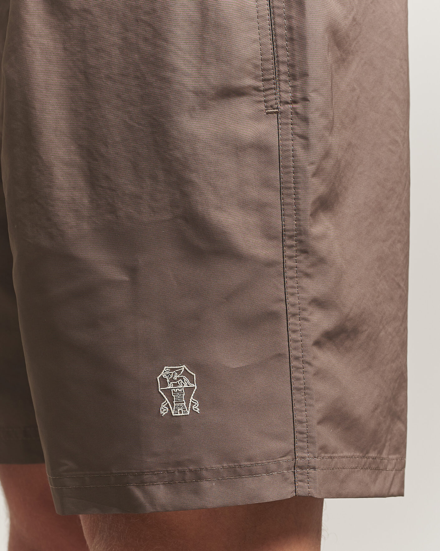 Heren | Zwembroek | Brunello Cucinelli | Nylon Swim Trunks Brown