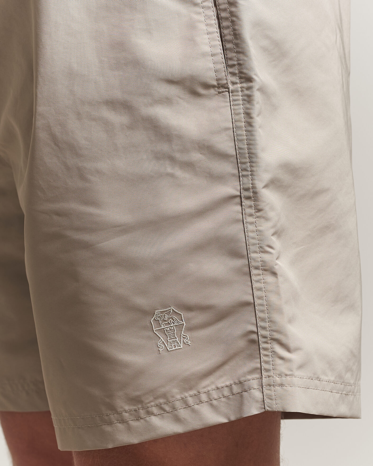 Heren | Zwembroek | Brunello Cucinelli | Nylon Swim Trunks Beige