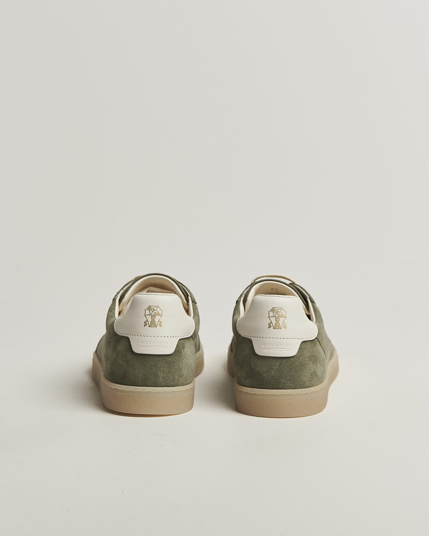 Heren | Sneakers | Brunello Cucinelli | Low Top Sneakers Olive Suede