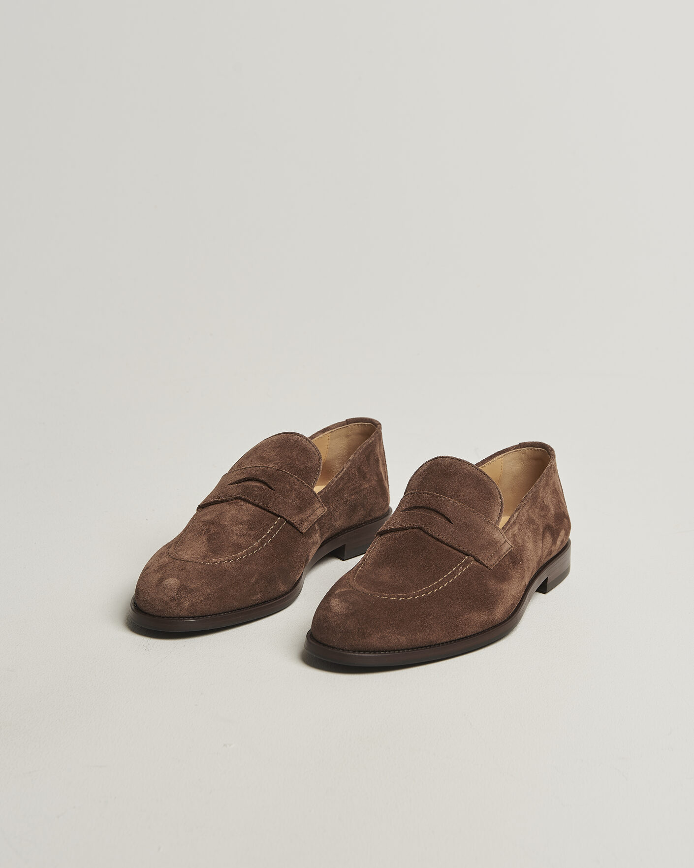 Heren | Instappers | Brunello Cucinelli | Penny Loafers Brown Suede