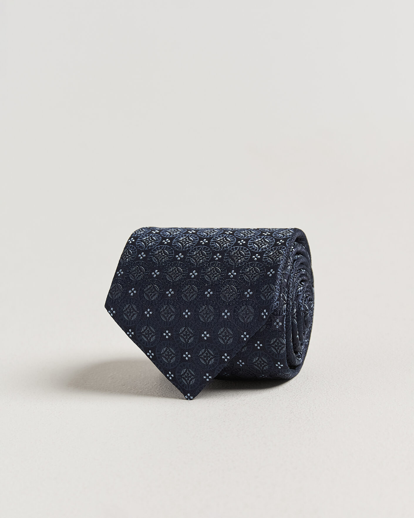 Heren | Stropdassen | Brunello Cucinelli | Jacquard Silk Tie Navy