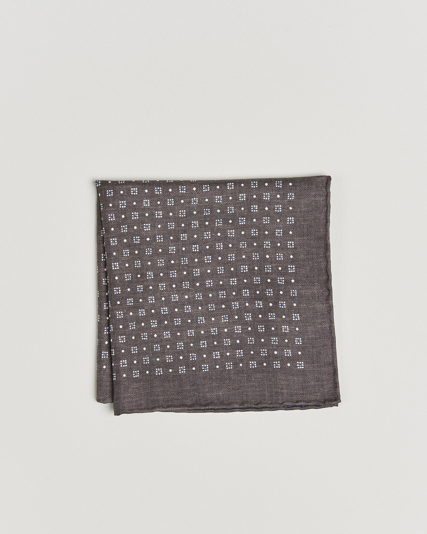 Homme | Pochettes De Costume | Brunello Cucinelli | Printed Silk Pocket Square Brown