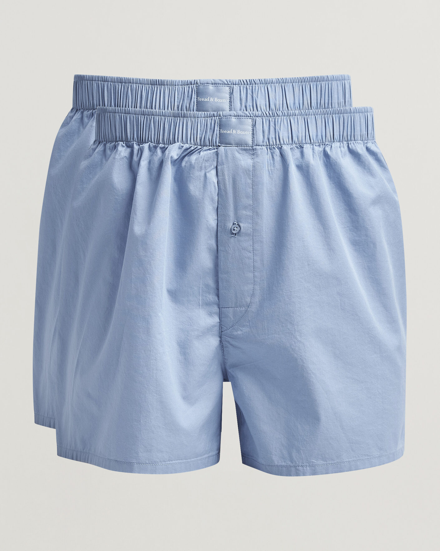 Heren | Ondergoed | Bread & Boxers | 2-Pack Boxer Shorts Air Blue