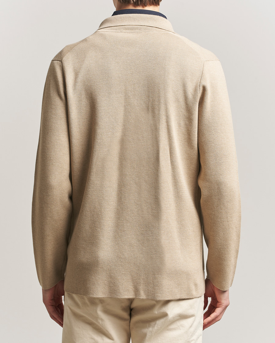 Heren | Blazers | Lardini | Knitted Cotton Blazer Beige