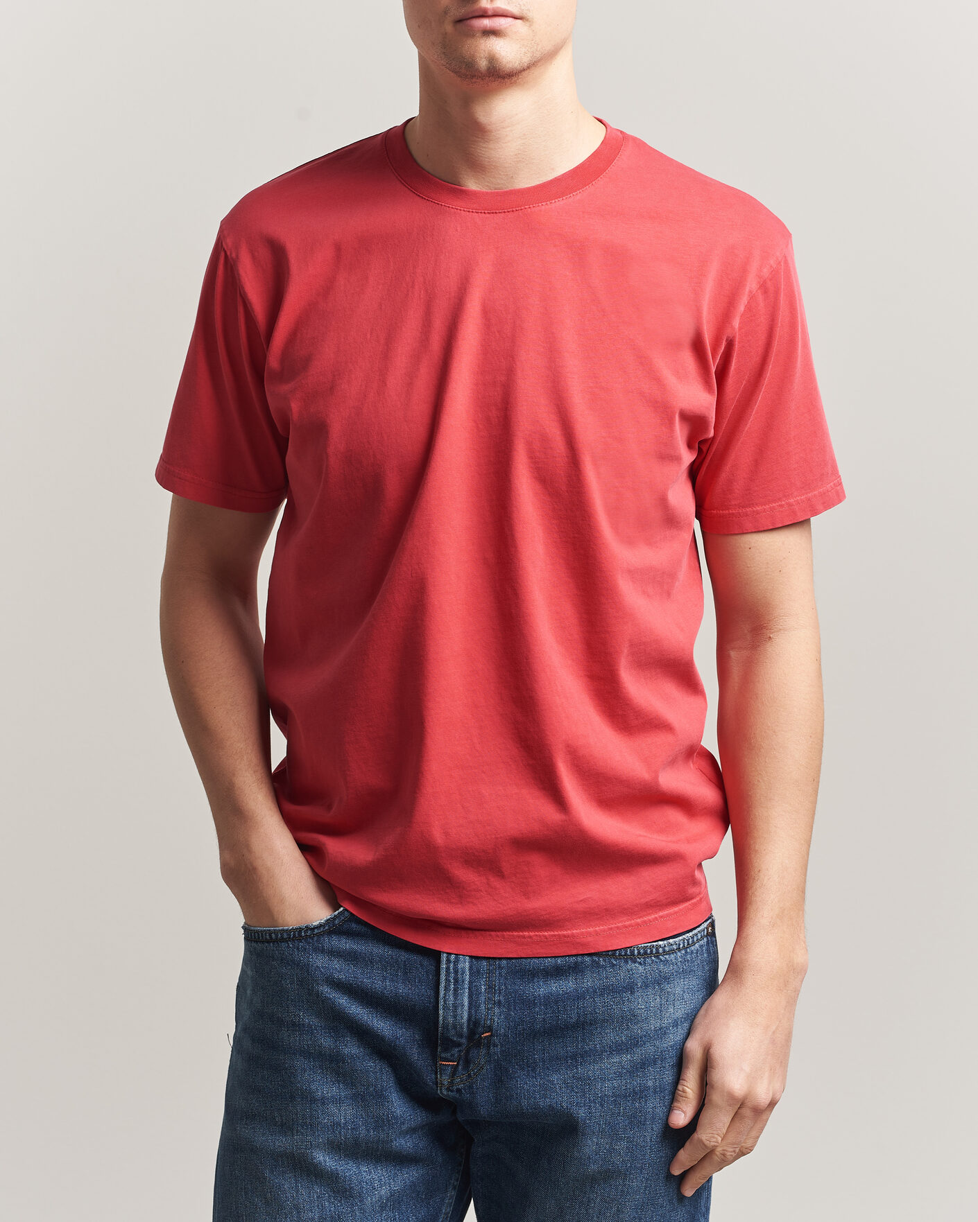 Heren | T-shirts | Colorful Standard | Classic Organic T-Shirt Faded Red