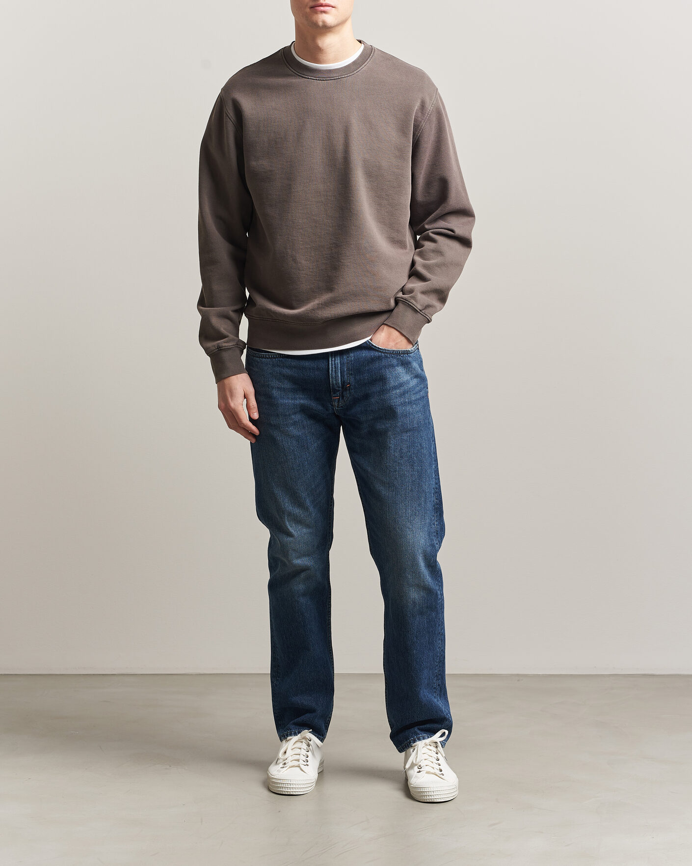 Homme | Pulls Et Tricots | Colorful Standard | Classic Organic Crew Neck Sweat Fade Mud