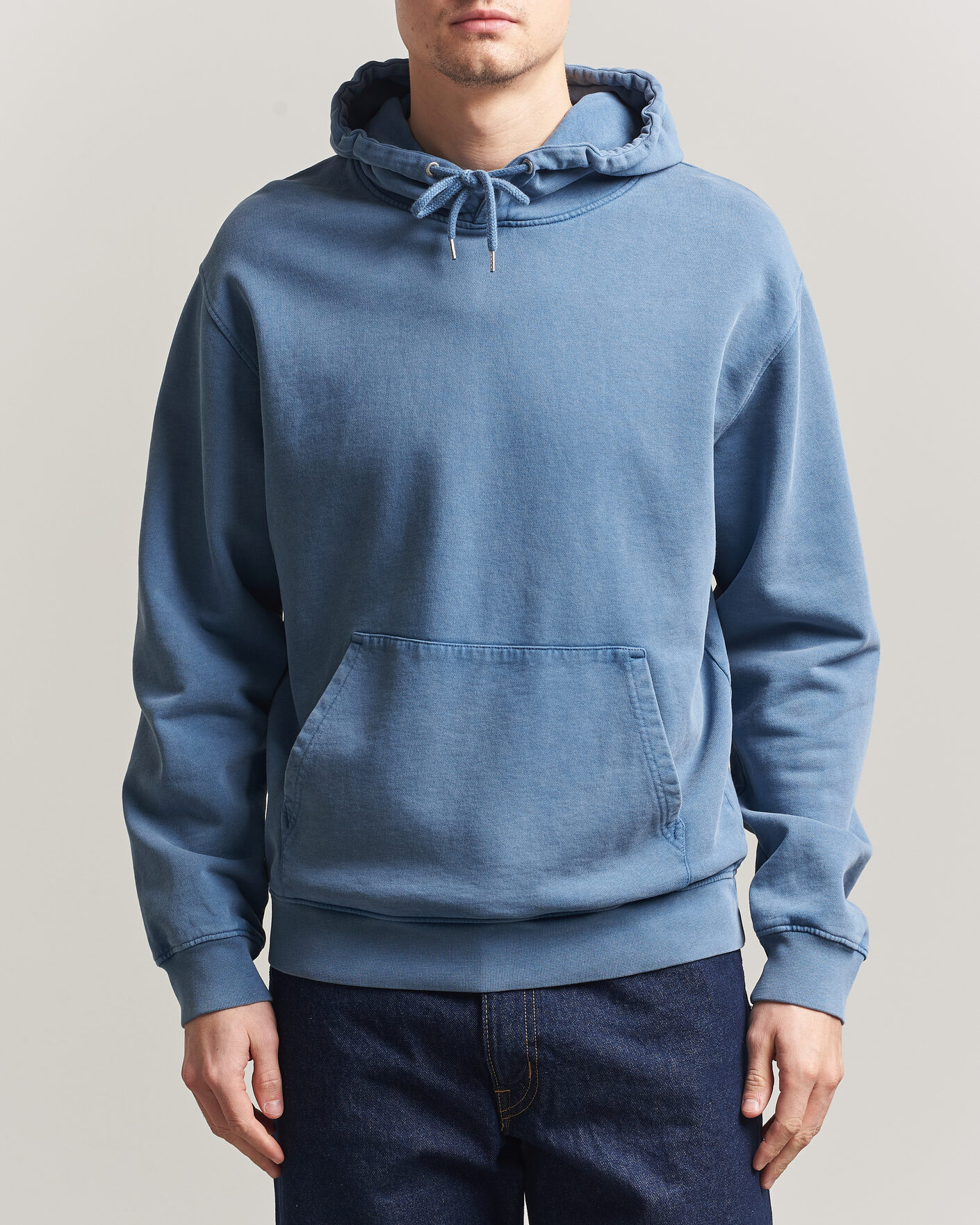 Homme | Pulls Et Tricots | Colorful Standard | Classic Organic Hood Faded Indigo