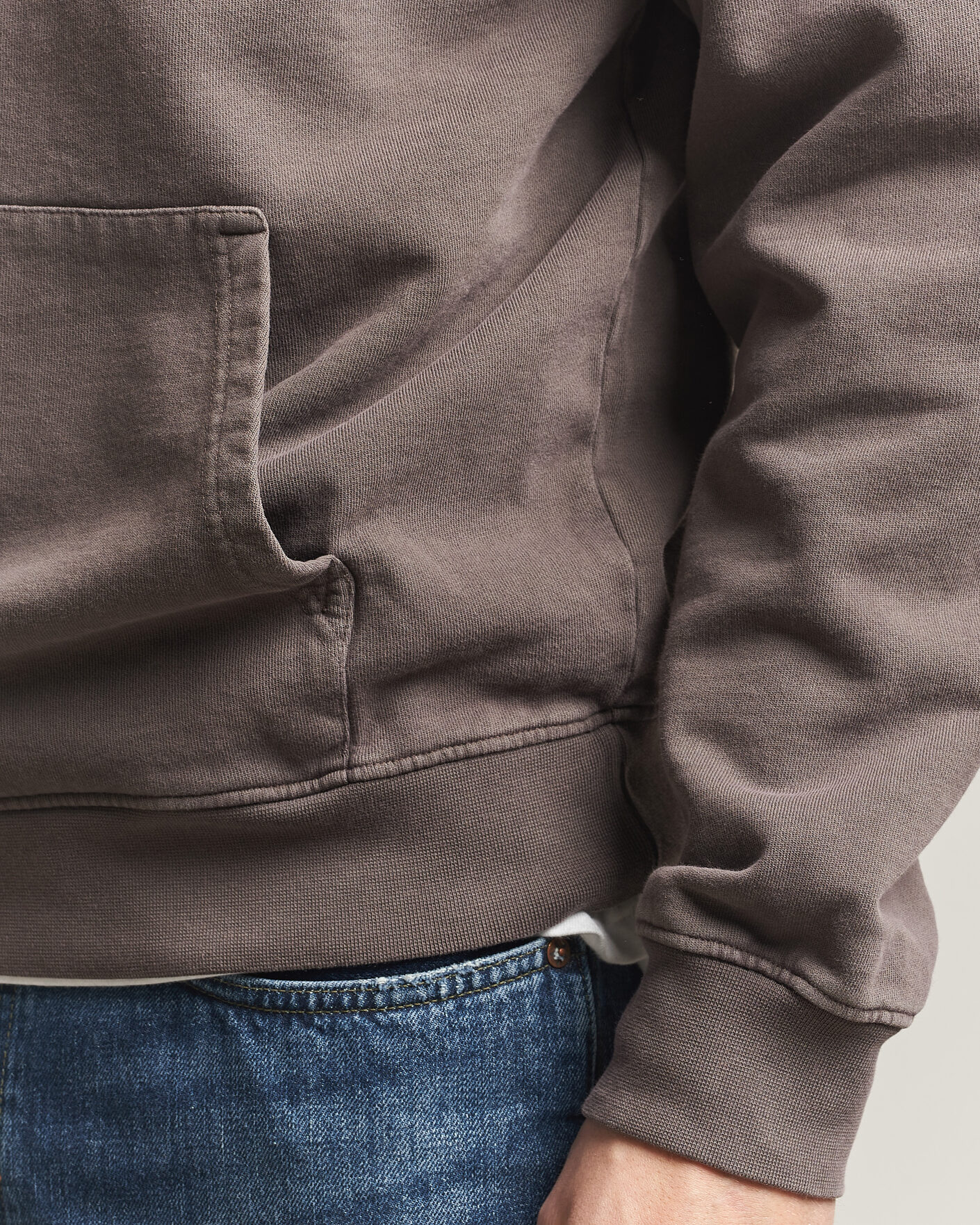 Heren | Truien | Colorful Standard | Classic Organic Hood Fade Mud