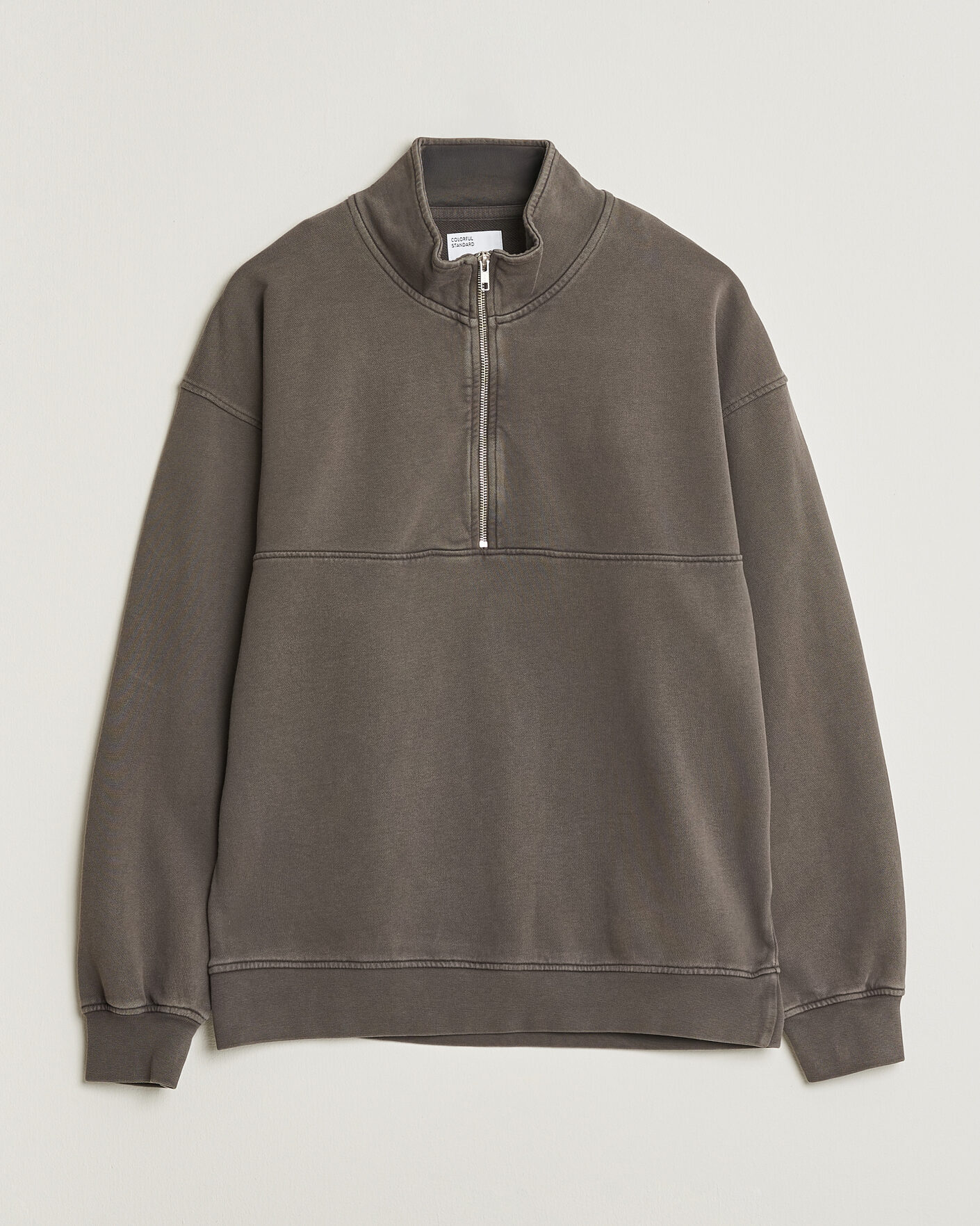 Heren | Truien | Colorful Standard | Classic Organic Half-Zip Faded Mud