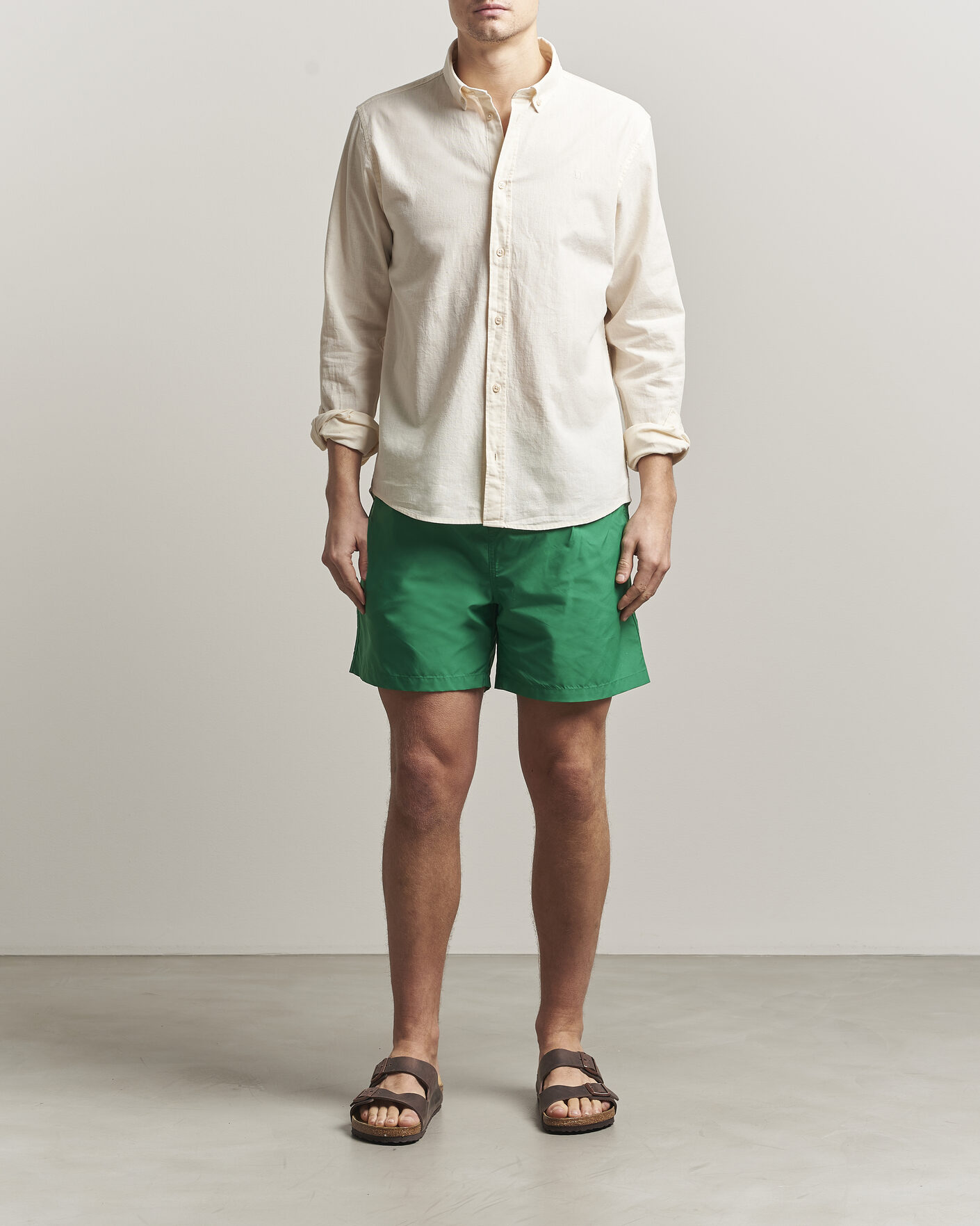 Homme | Maillots De Bain | Colorful Standard | Classic Organic Swim Shorts Kelly Green