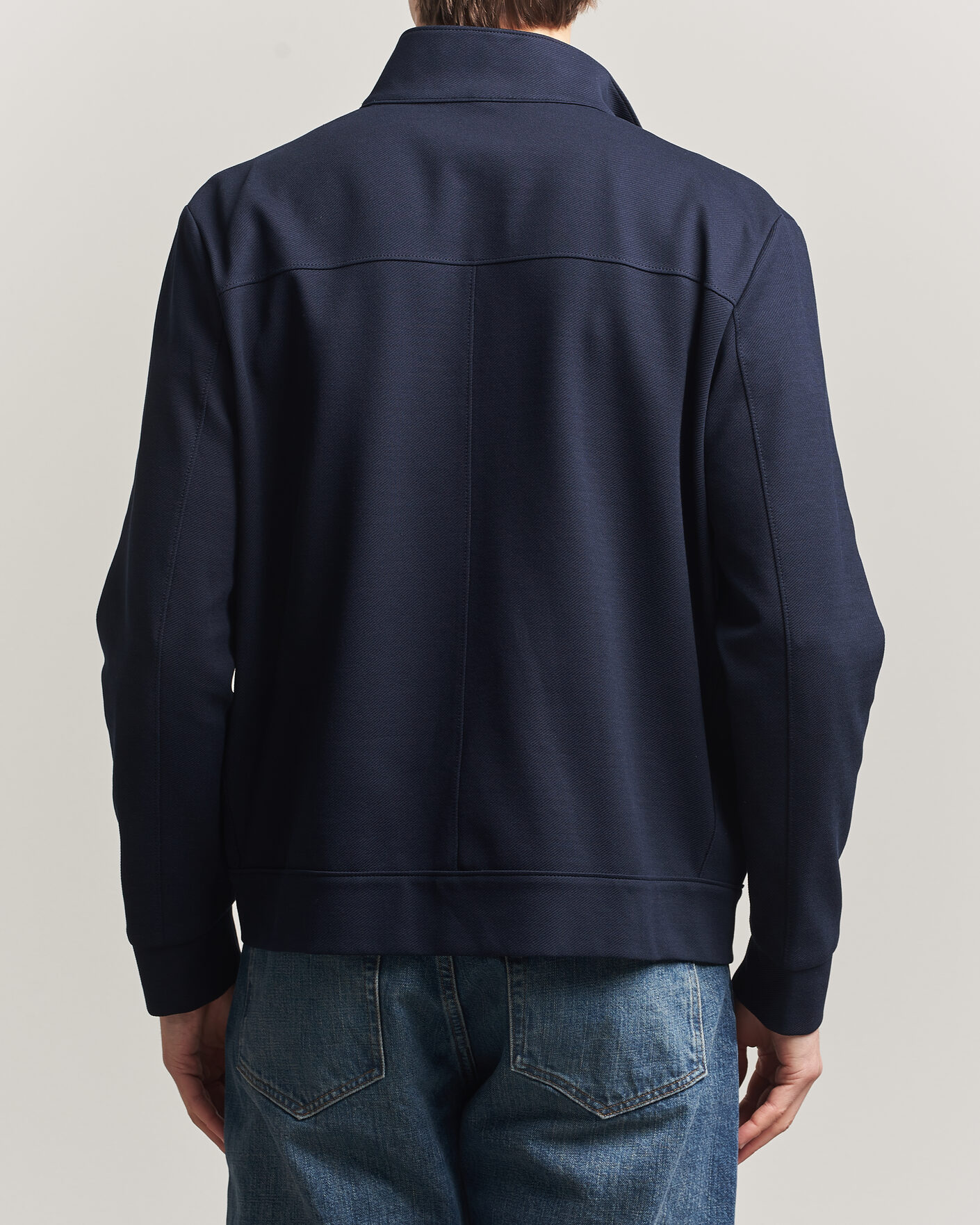 Heren | Jassen | Harris Wharf London | Loro Piana Cavalry Twill Harrington Jacket Navy Blue