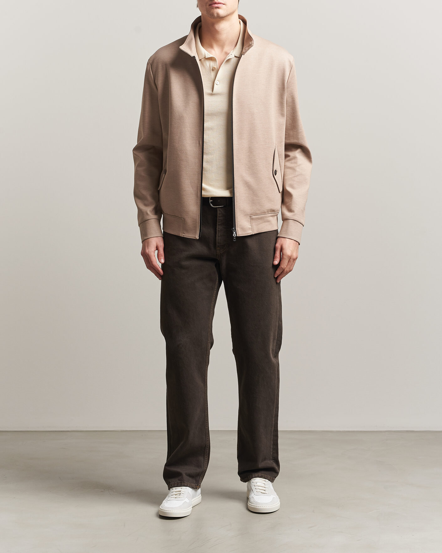 Heren | Jassen | Harris Wharf London | Loro Piana Cavalry Twill Harrington Jacket Oat