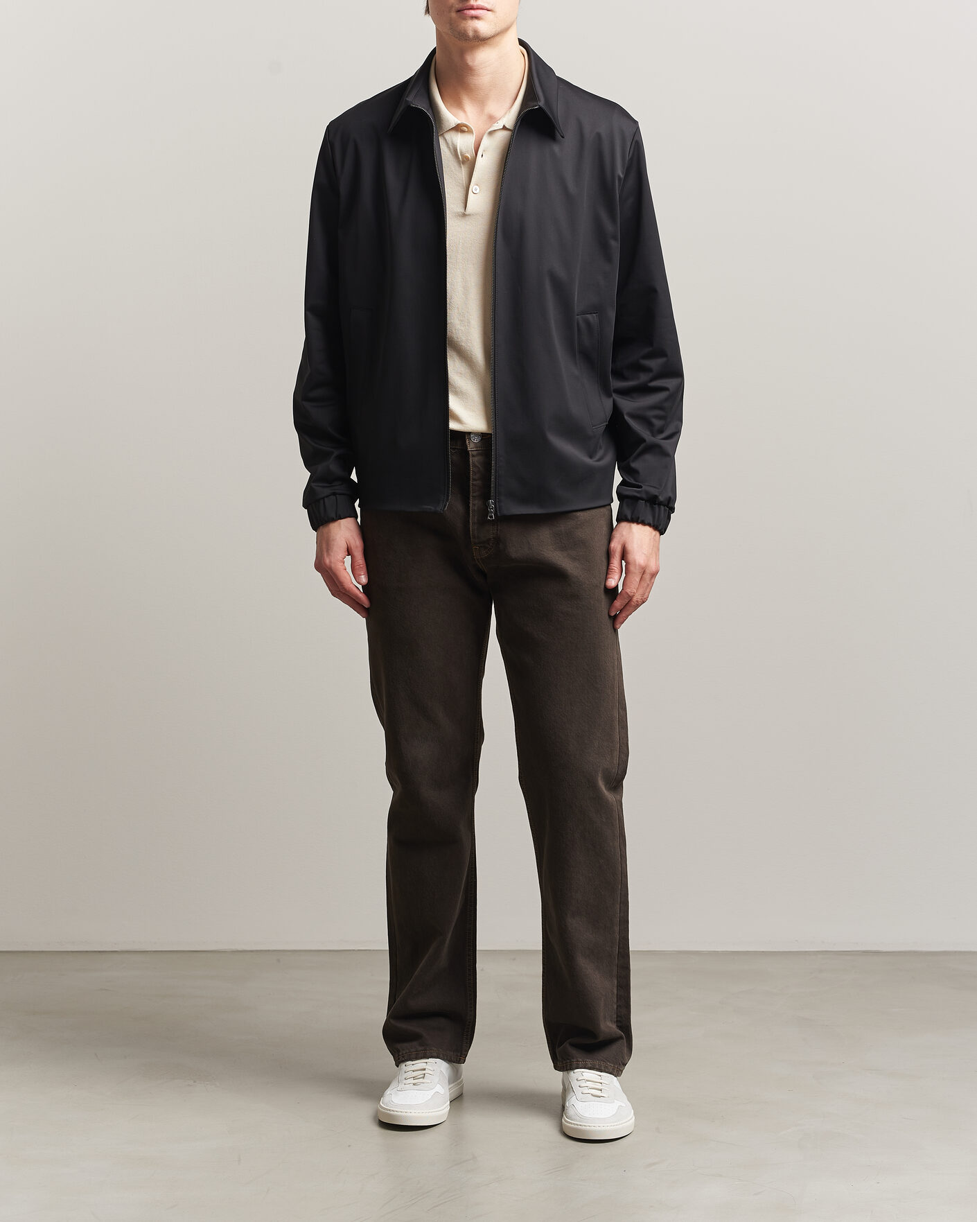 Heren | Jassen | Harris Wharf London | Light Technic Short Jacket Black