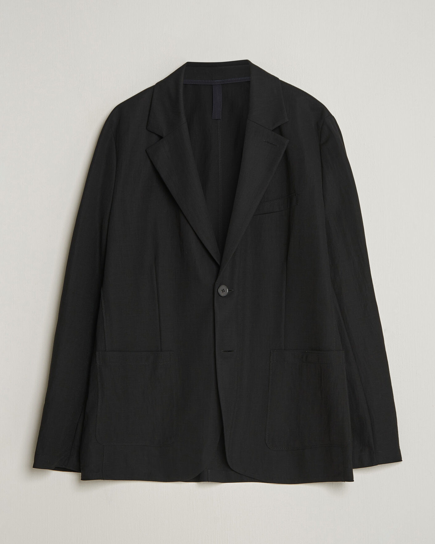 Heren | Blazers | Harris Wharf London | Rayon Travel Blazer Black