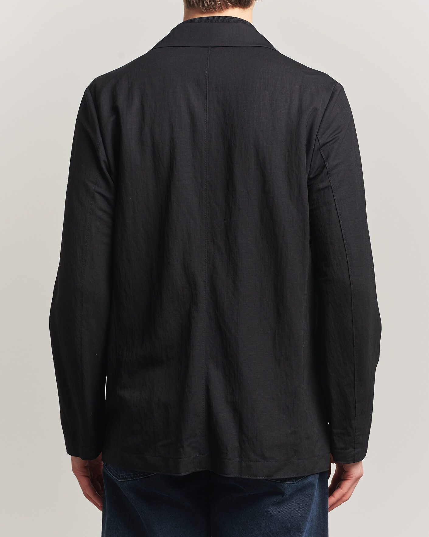 Heren | Blazers | Harris Wharf London | Rayon Travel Blazer Black