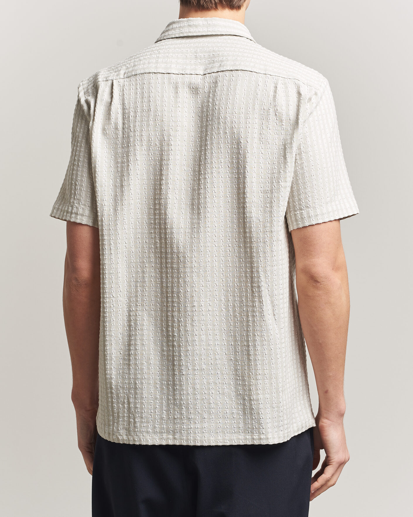 Homme | Chemises | Samsøe Samsøe | Avan Structured Short Sleeve Shirt Moonstruck