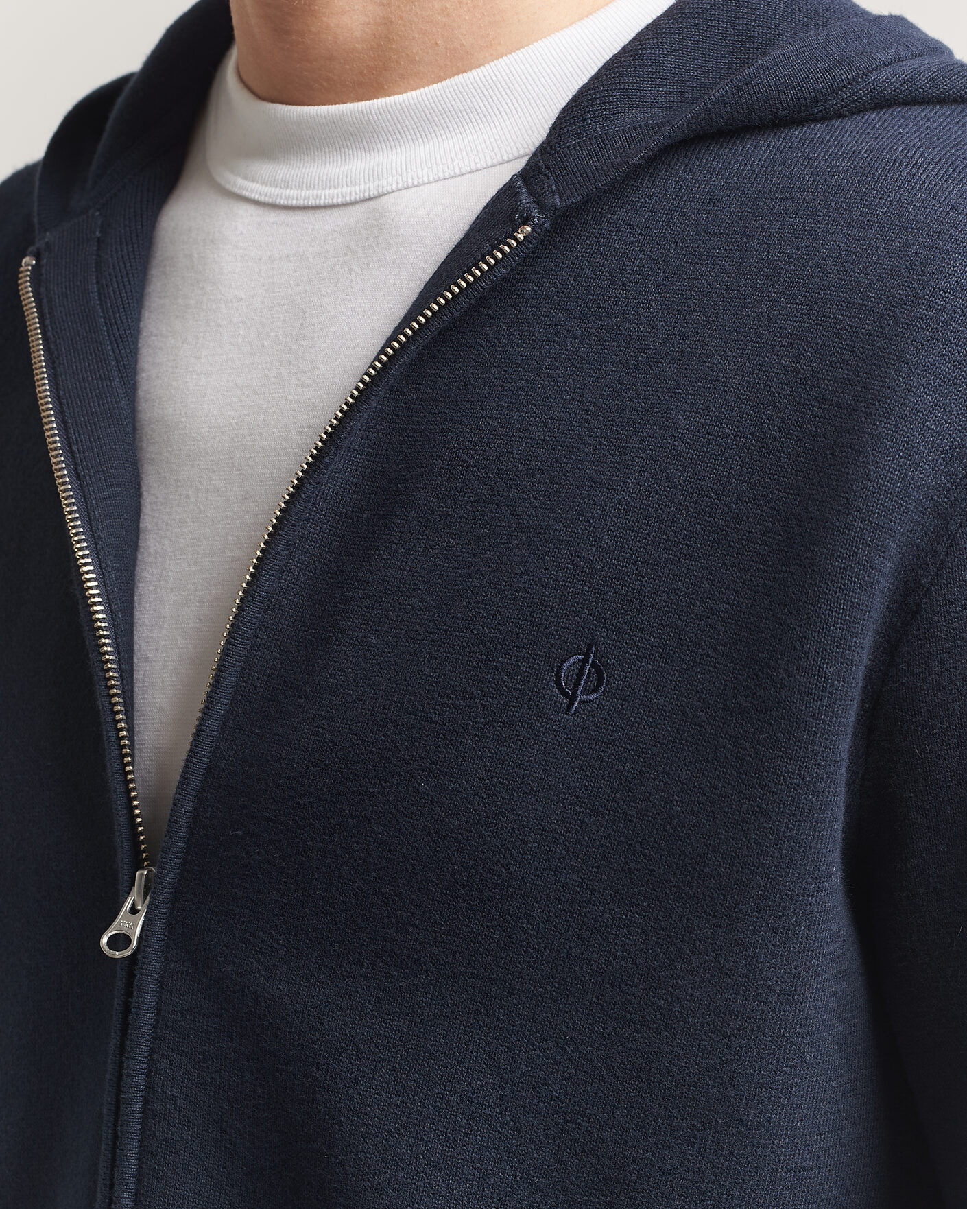 Heren | Truien | Samsøe Samsøe | Niklas Full Zip Hoodie Salute Navy