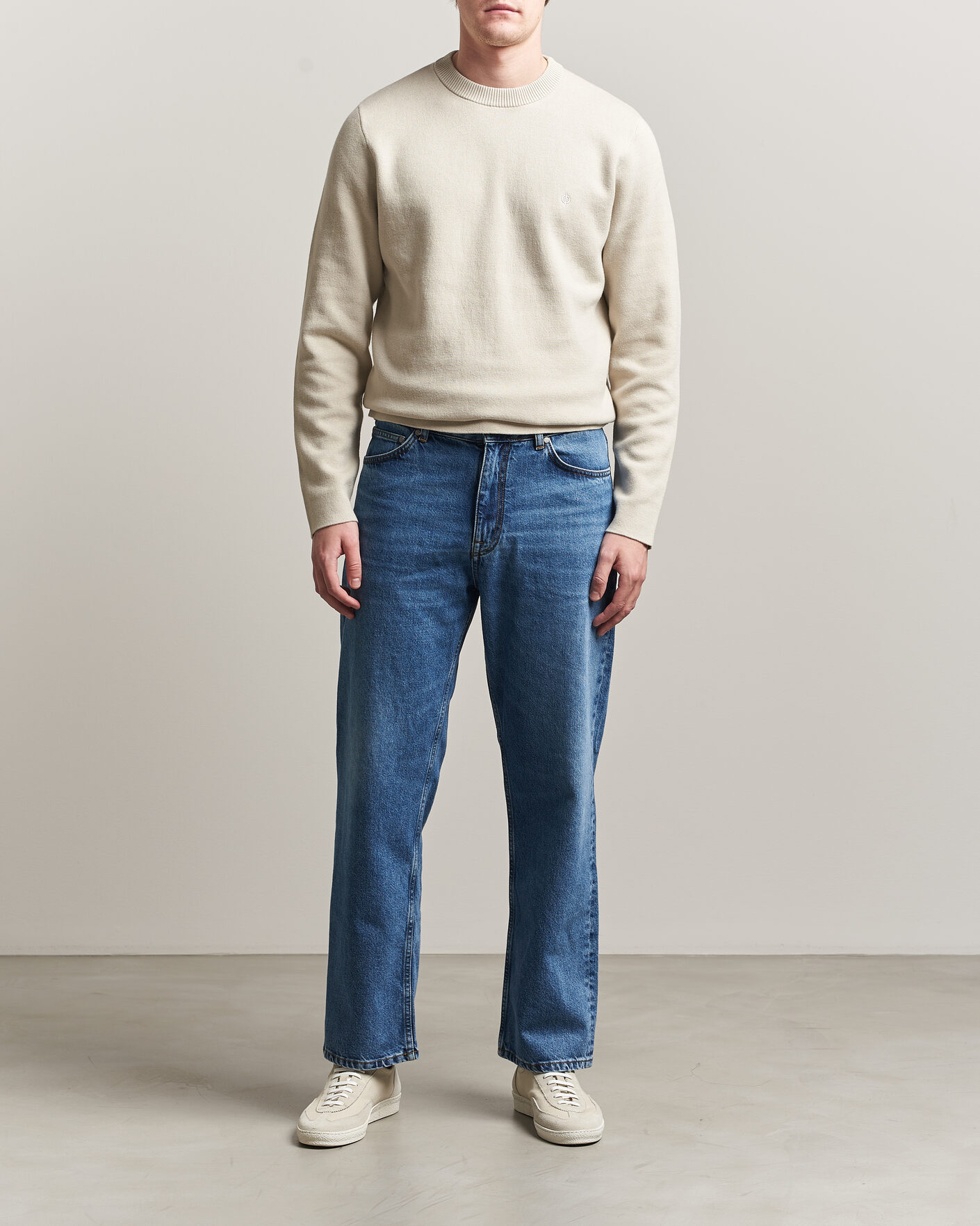 Heren | Truien | Samsøe Samsøe | Niklas Crew Neck Sweater Moonstruck