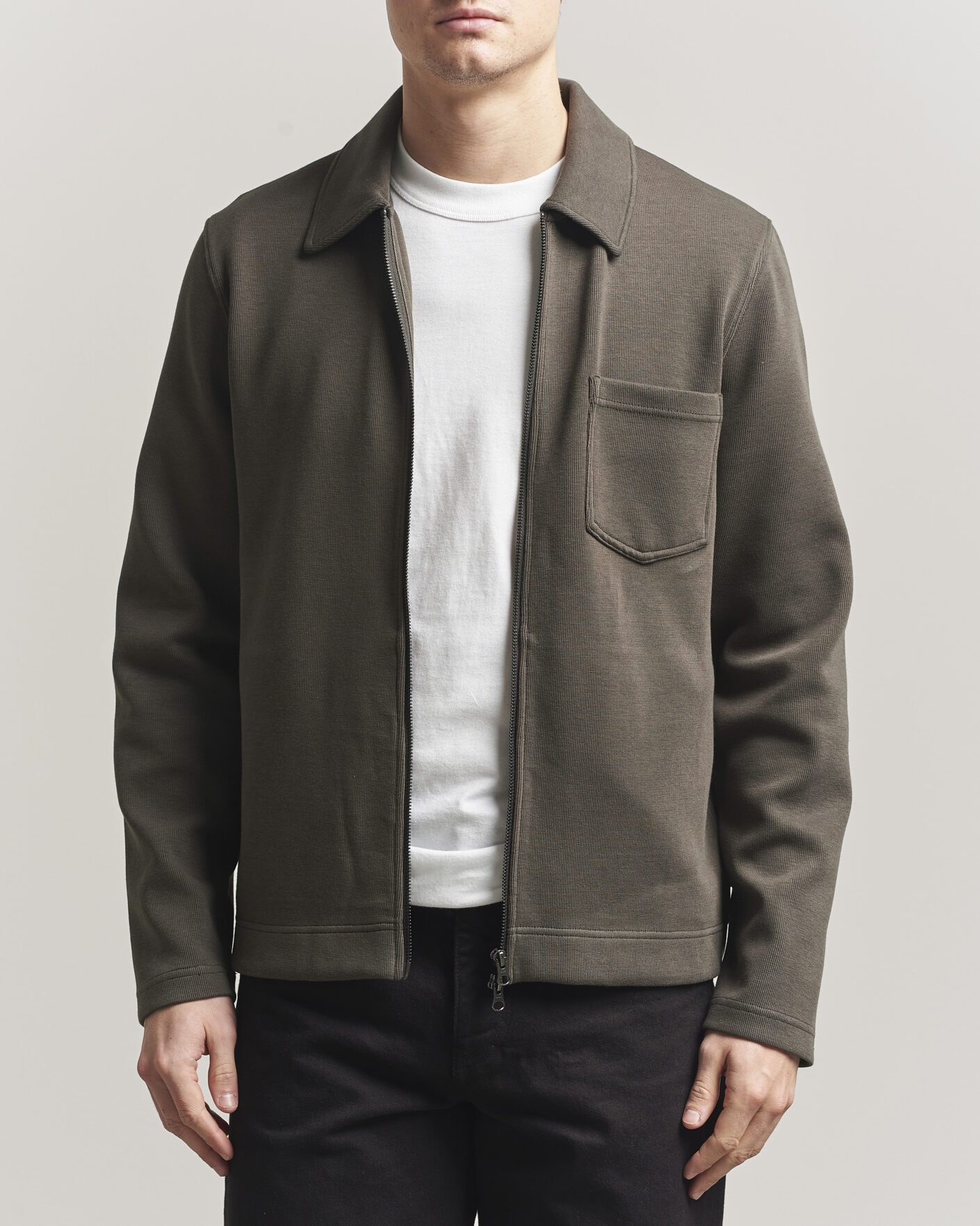 Homme | Pulls Et Tricots | Samsøe Samsøe | Hannes Full Zip Black Olive