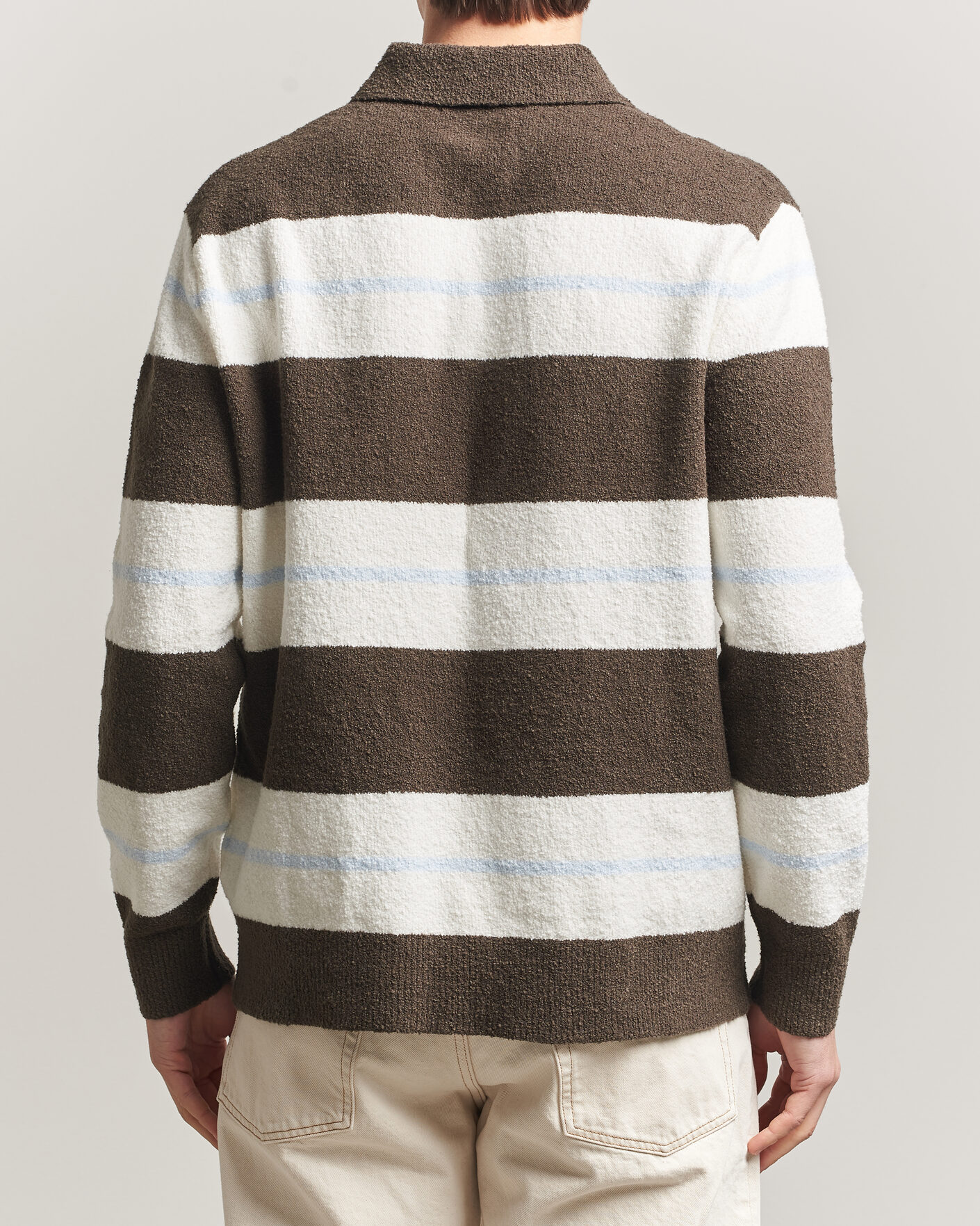 Heren | Truien | Samsøe Samsøe | Nino Knitted Polo Black Olive/White