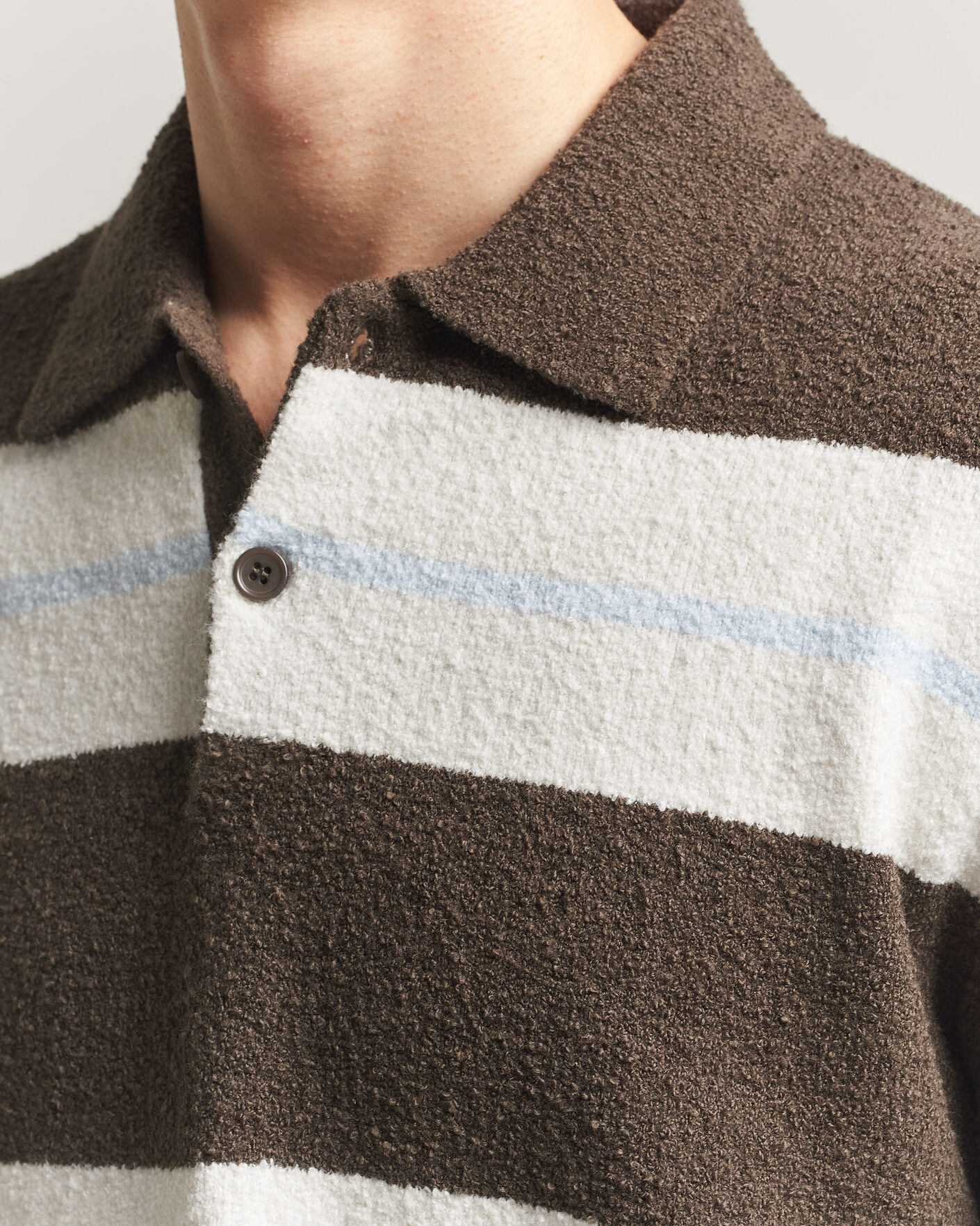Heren | Truien | Samsøe Samsøe | Nino Knitted Polo Black Olive/White