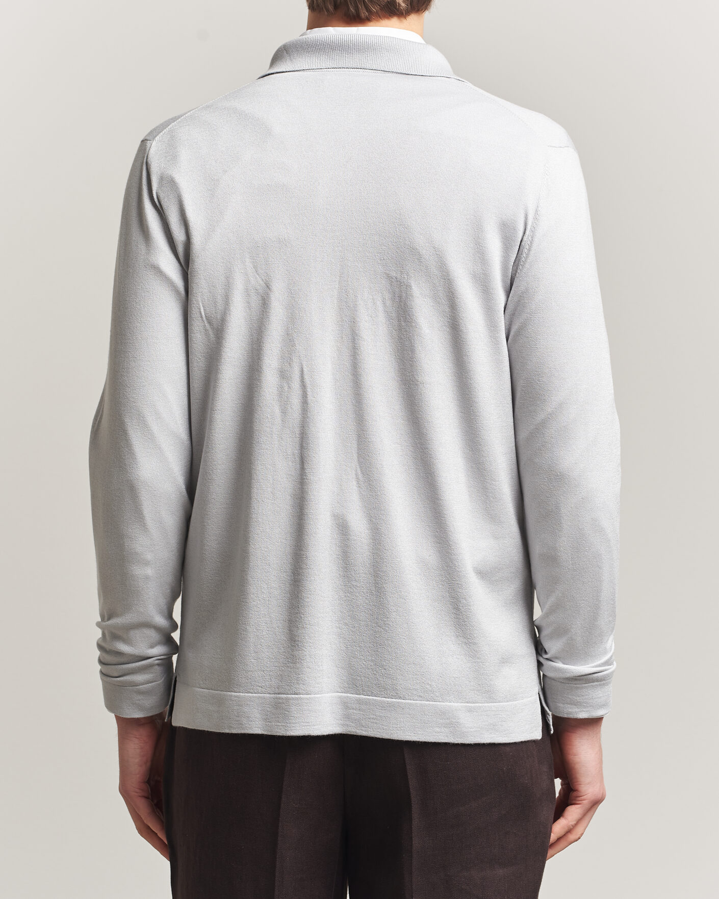 Homme | Pulls Et Tricots | Stenströms | Silk/Cashmere Cardigan Light Grey
