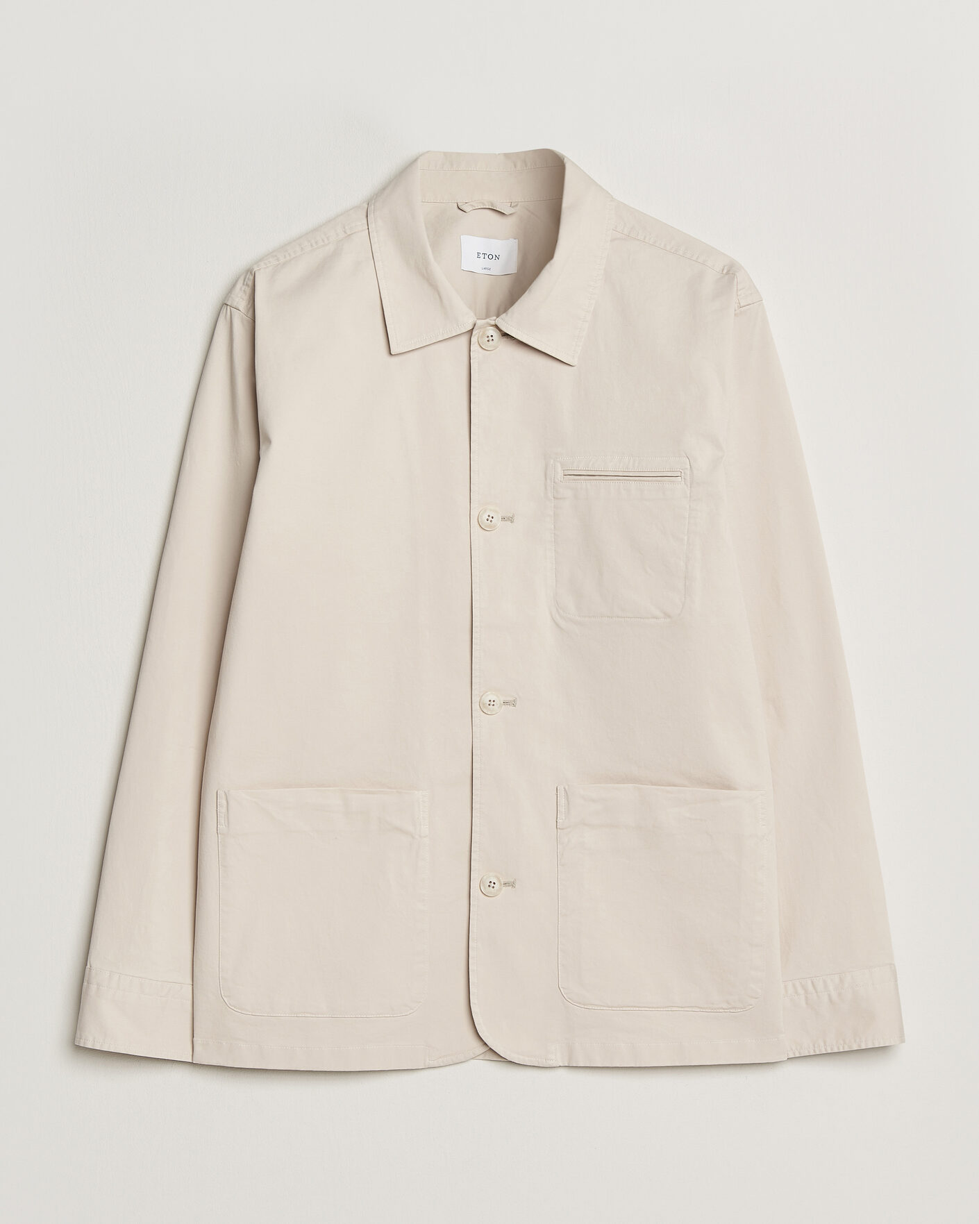 Homme | Manteaux Et Vestes | Eton | Cotton Chore Jacket Off White