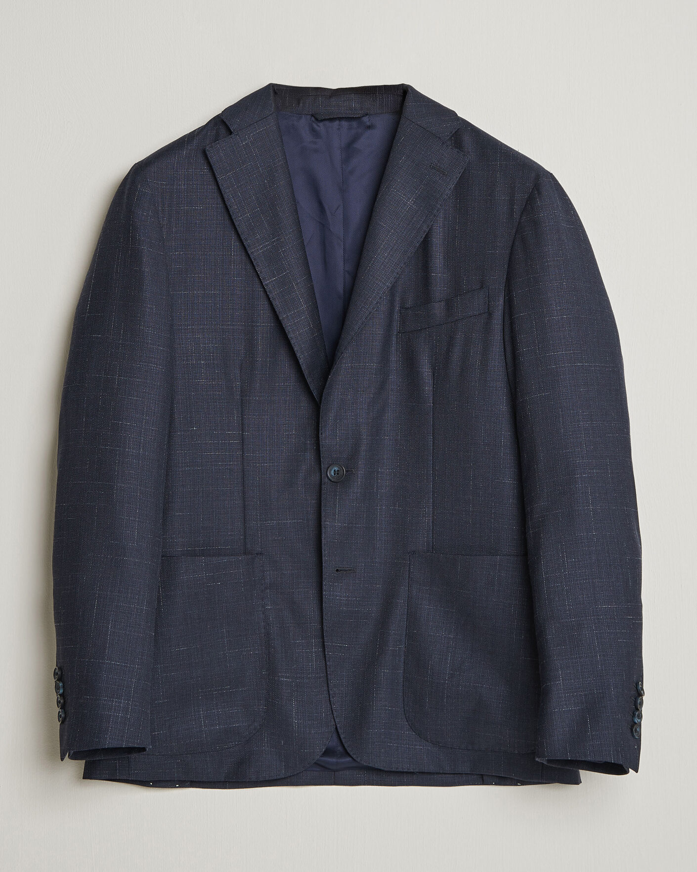  |  | Eton | Wool Silk Soft Blazer Navy Blue