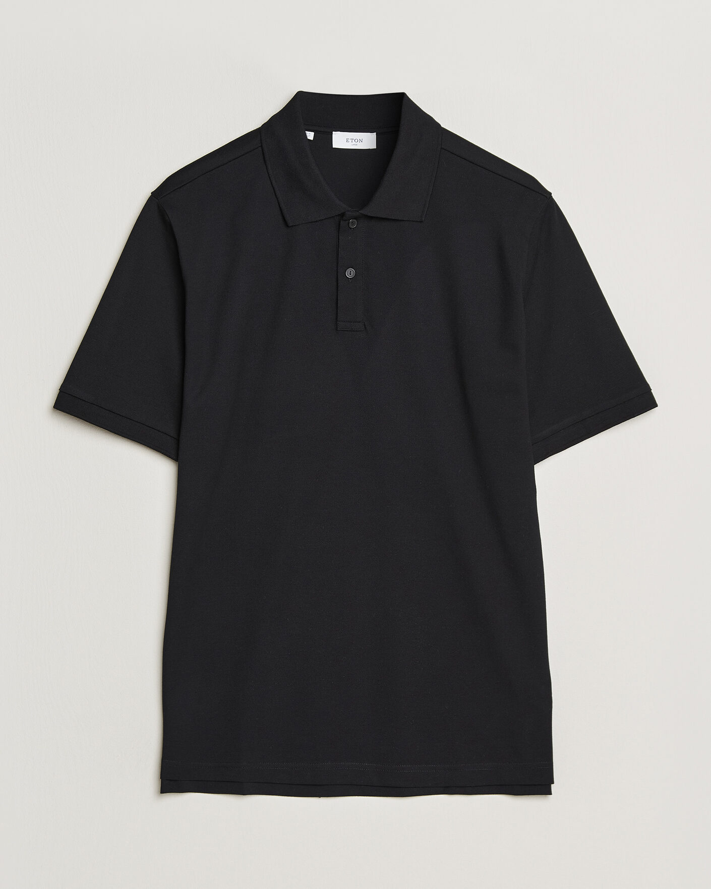 Heren | Polo's | Eton | Pima Pique Polo Black