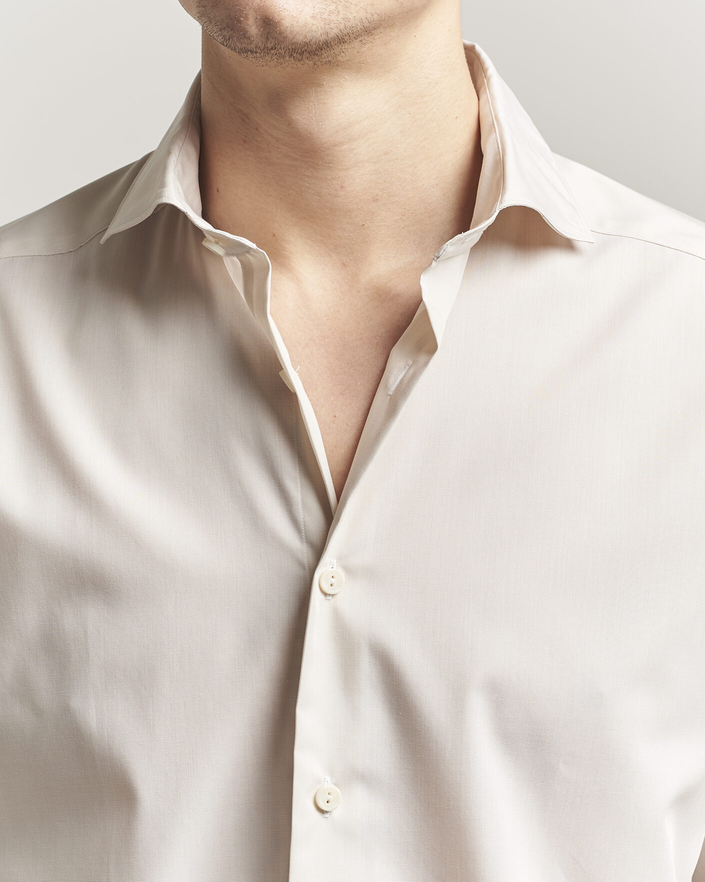 Homme | Chemises | Eton | Casual Fit Breeze Poplin Shirt Beige