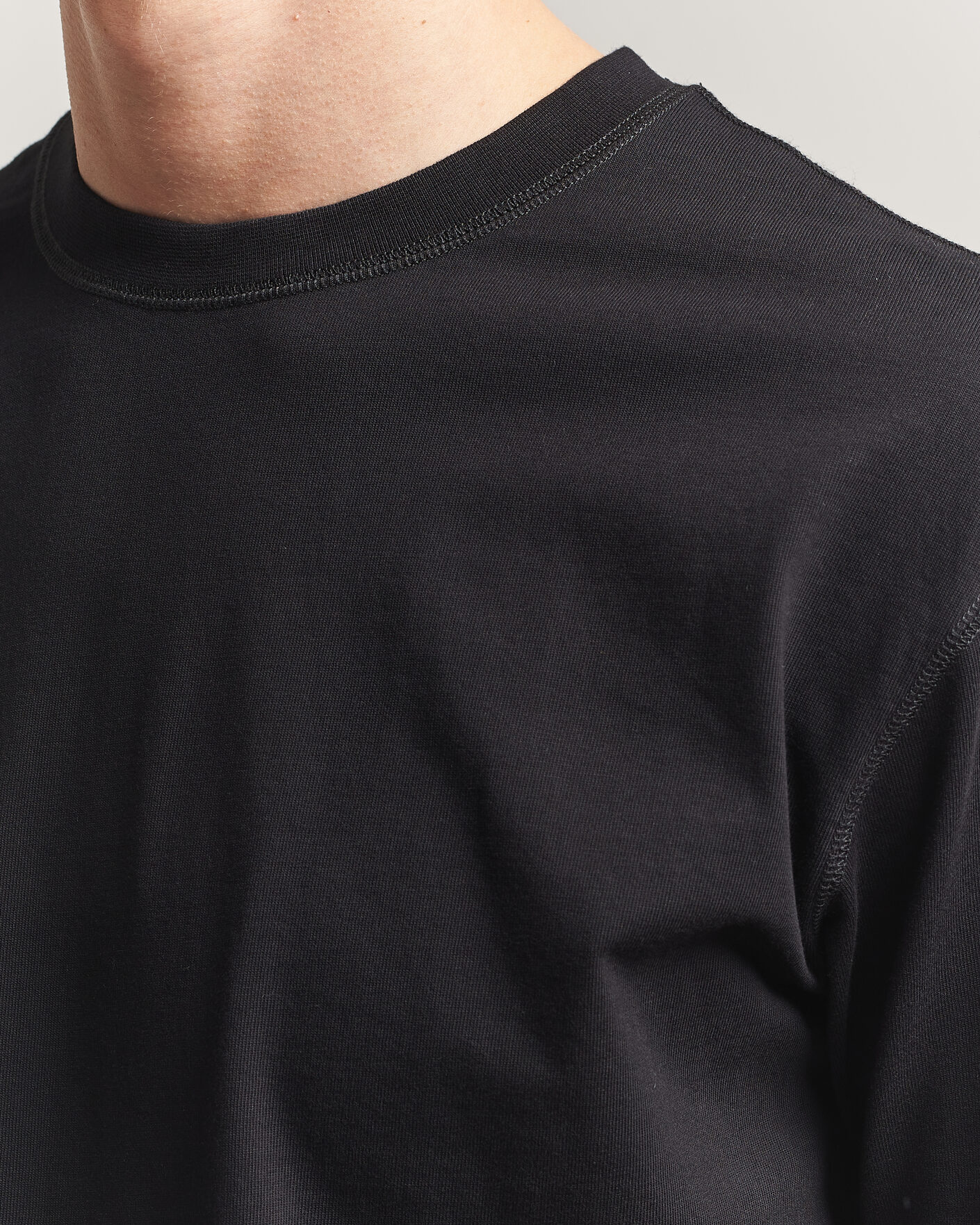 Heren | T-shirts | Drake's | Short Sleeve Hiking T-Shirt Black