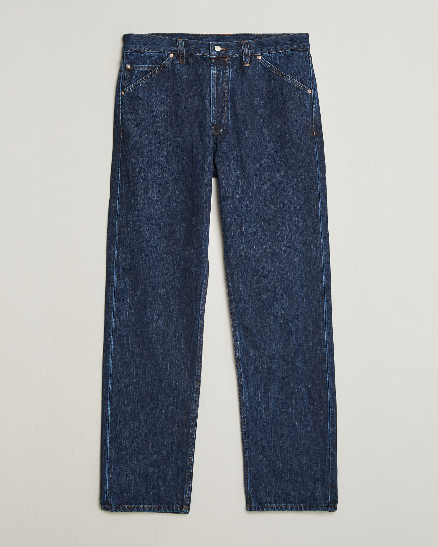 Homme | Jeans | Drake's | 5-Pocket Japanese Selvedge Denim Stone Wash