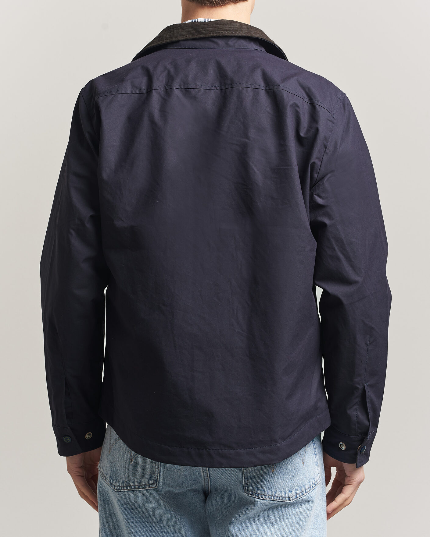 Heren | Jassen | Manifattura Ceccarelli | Dry Wax Heavy Shirt Jacket Navy