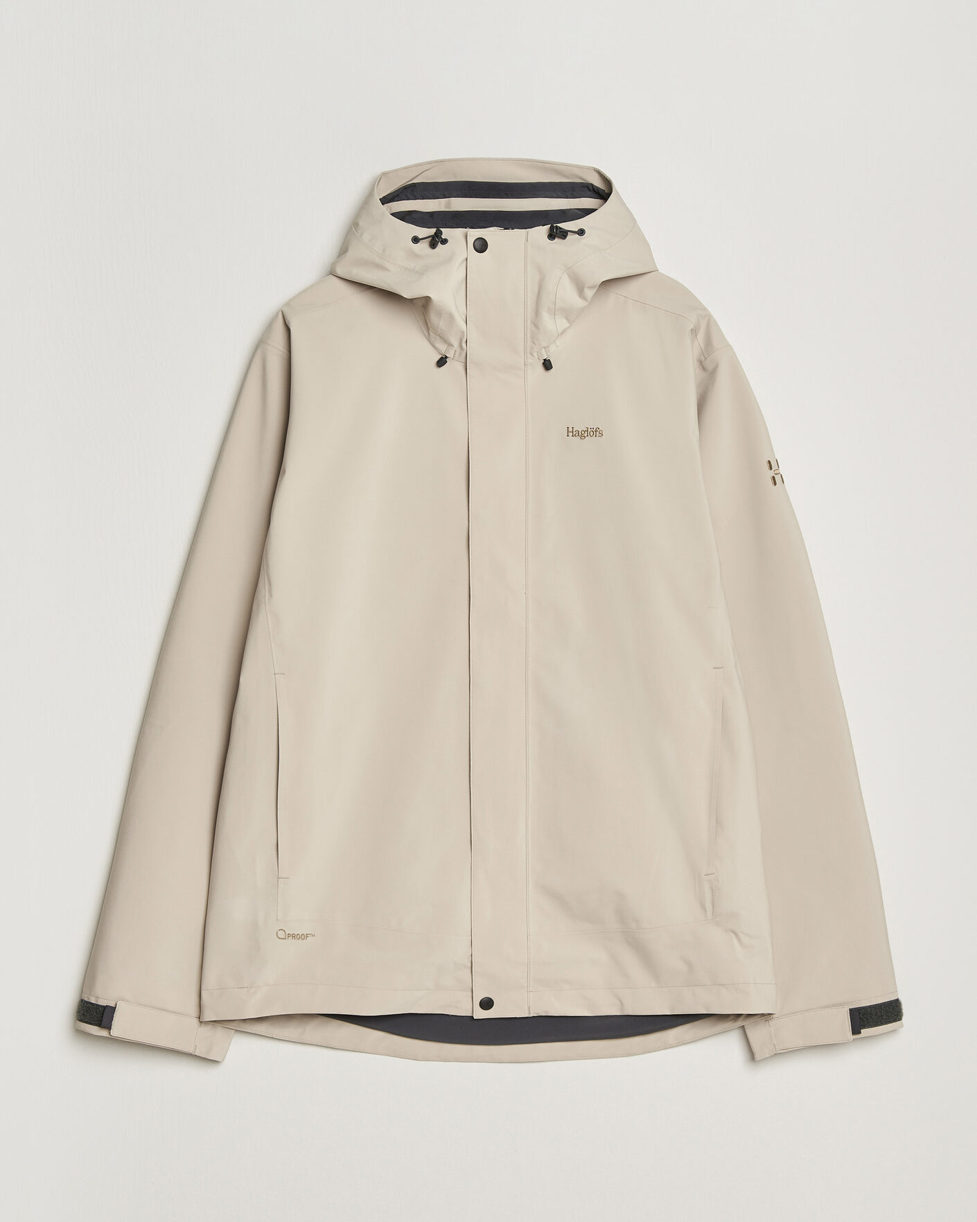 Heren | Jassen | Haglöfs | Breeze Proof Jacket Chalk Beige