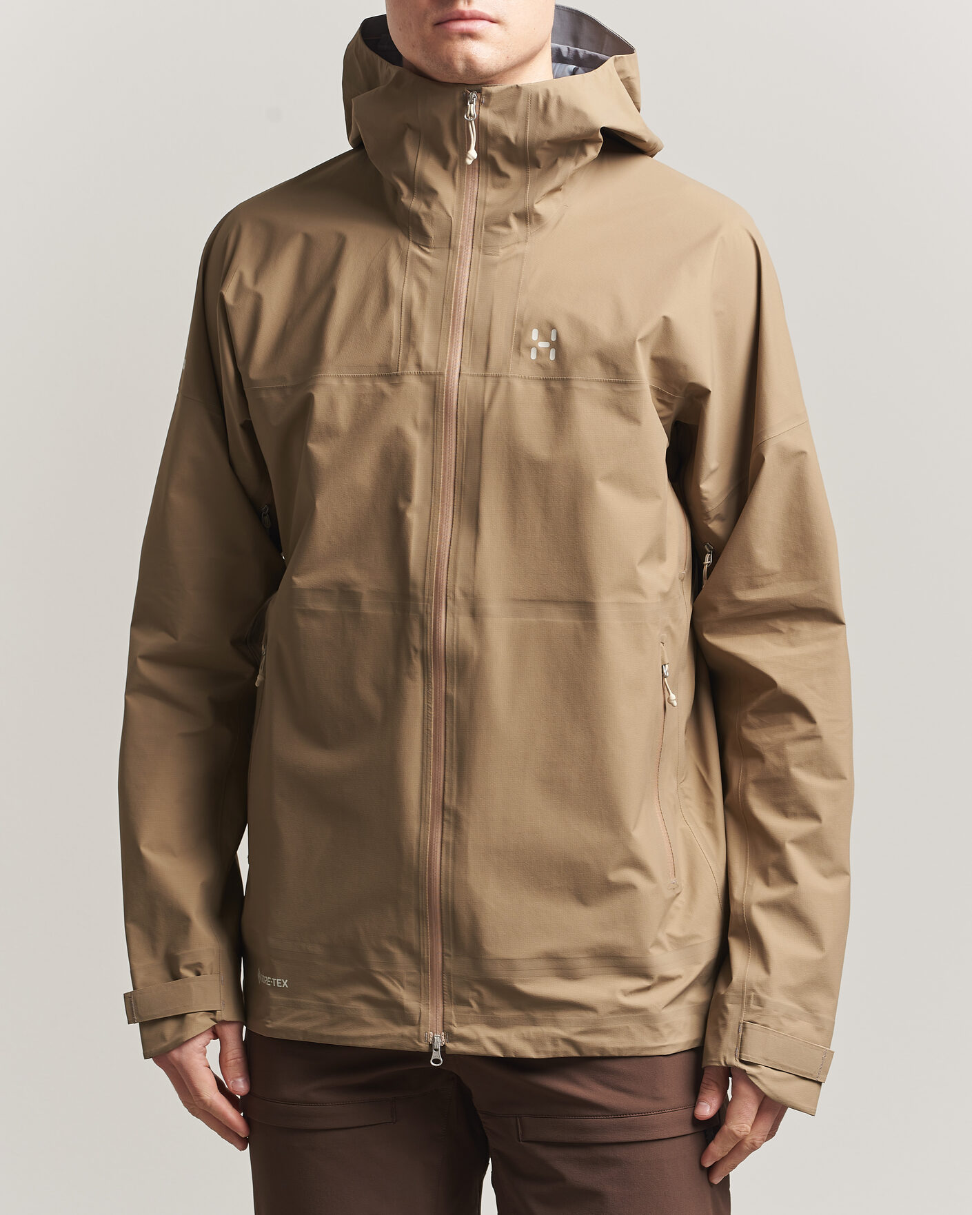 Heren | Jassen | Haglöfs | L.I.M Airak Gore-Tex Jacket Oak Brown