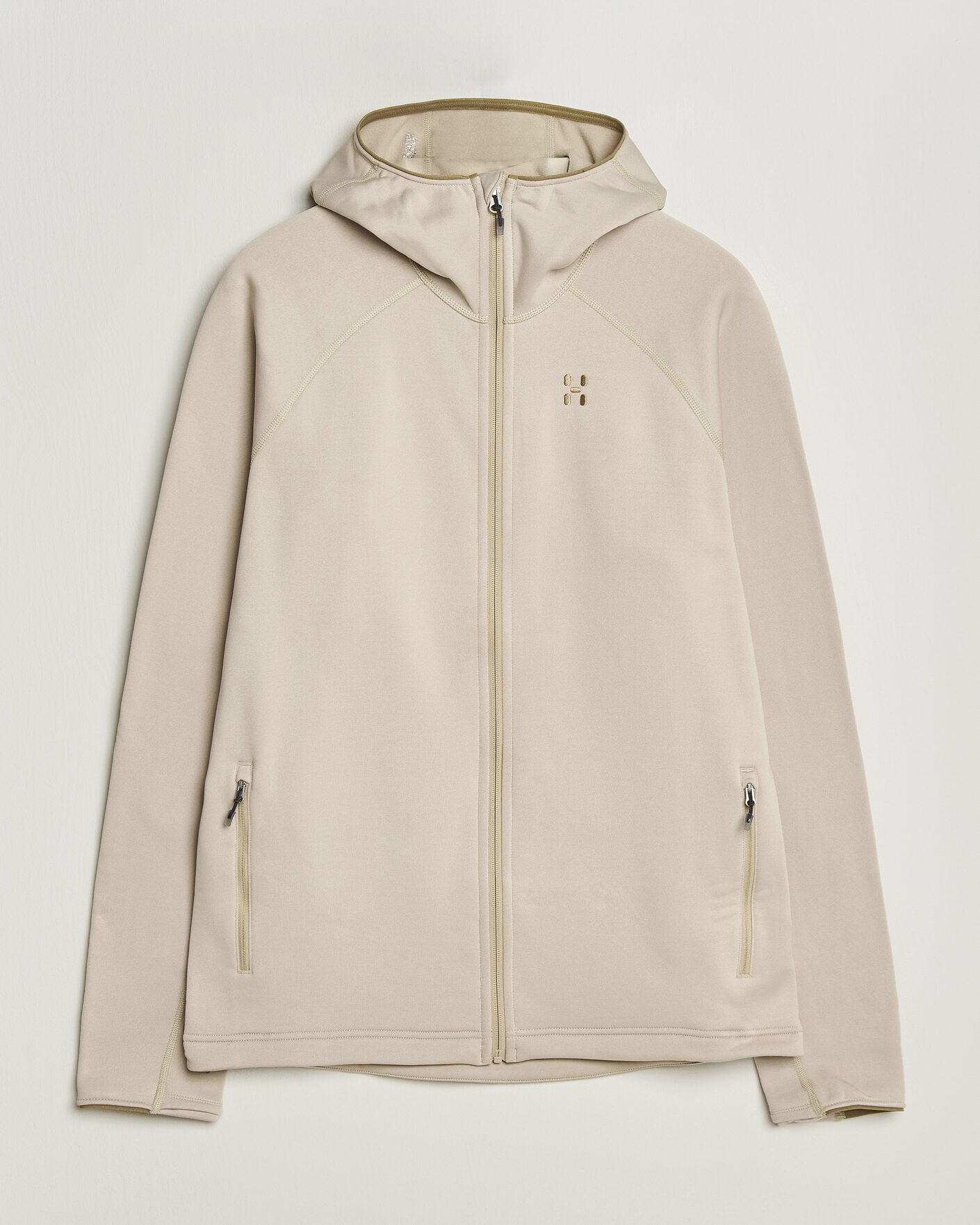 Homme | Pulls Et Tricots | Haglöfs | Magma Mid Fleece Hood Chalk Beige