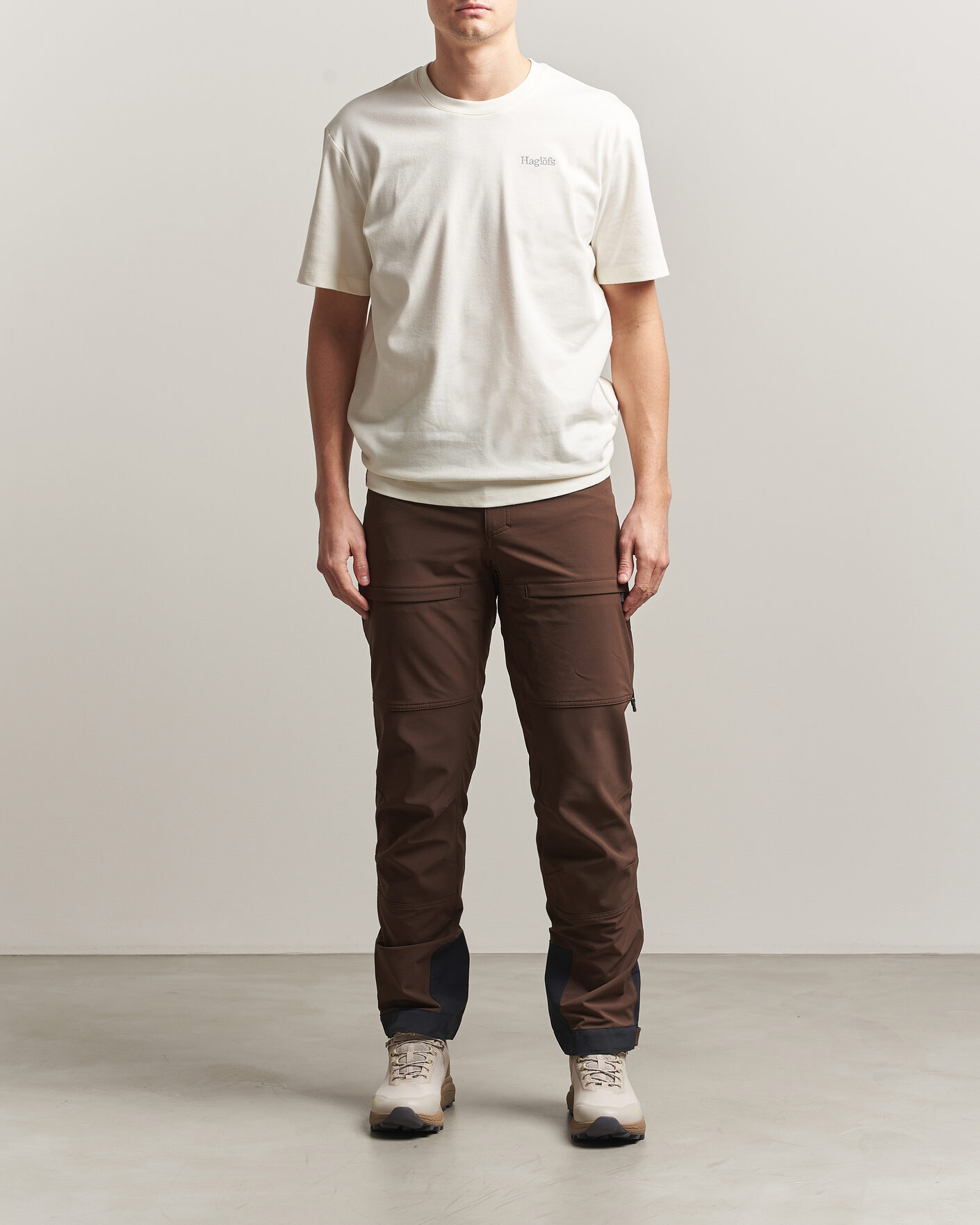 Homme | T-shirts | Haglöfs | Organic Cotton T-Shirt Soft White