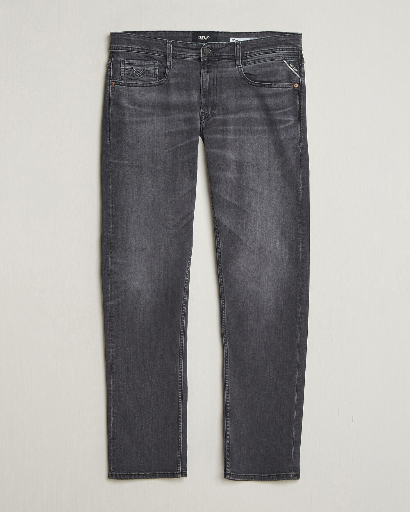 Homme | Pantalons | Replay | Rocco Comfort Fit Powerstretch Jeans Black