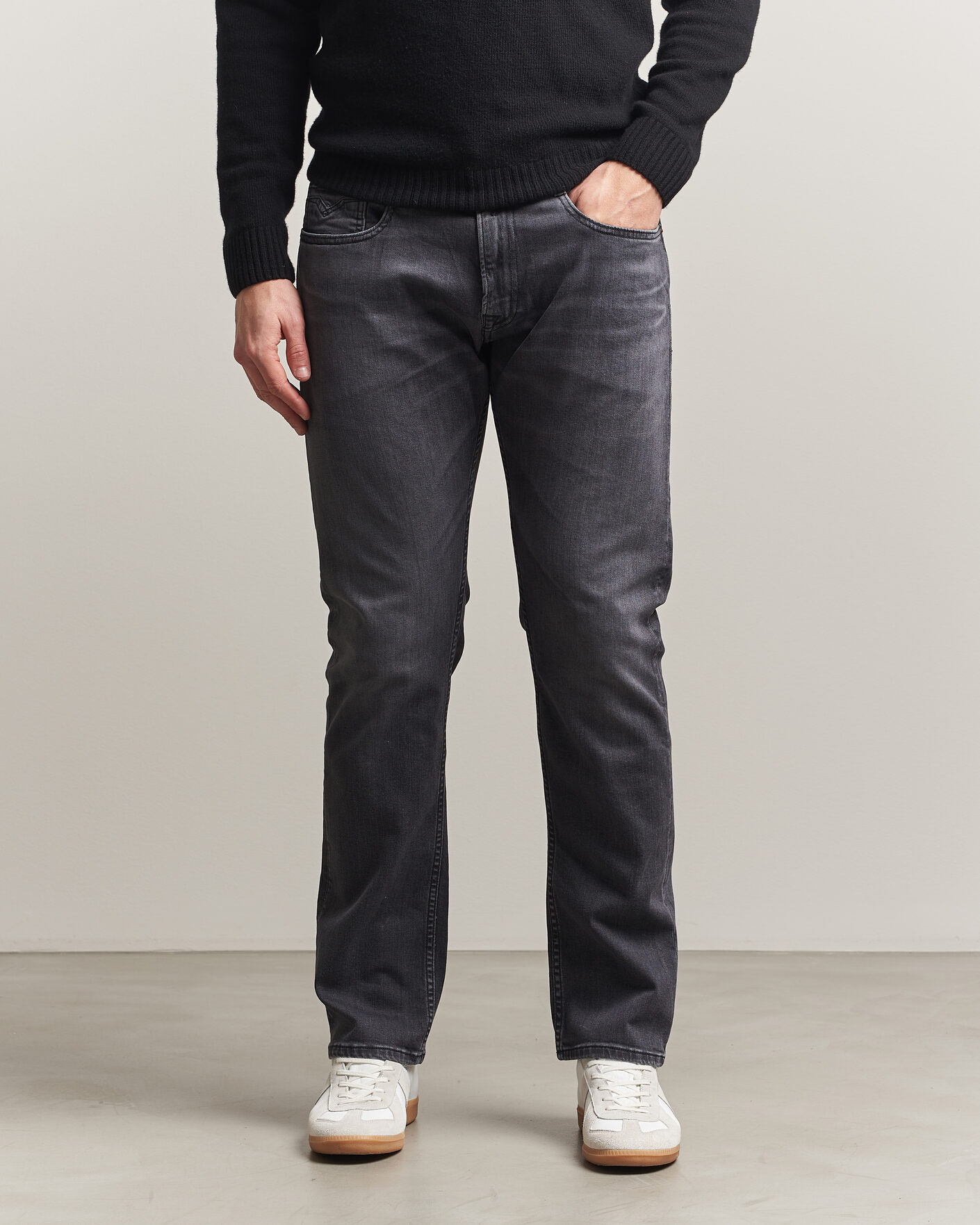 Homme | Pantalons | Replay | Rocco Comfort Fit Powerstretch Jeans Black