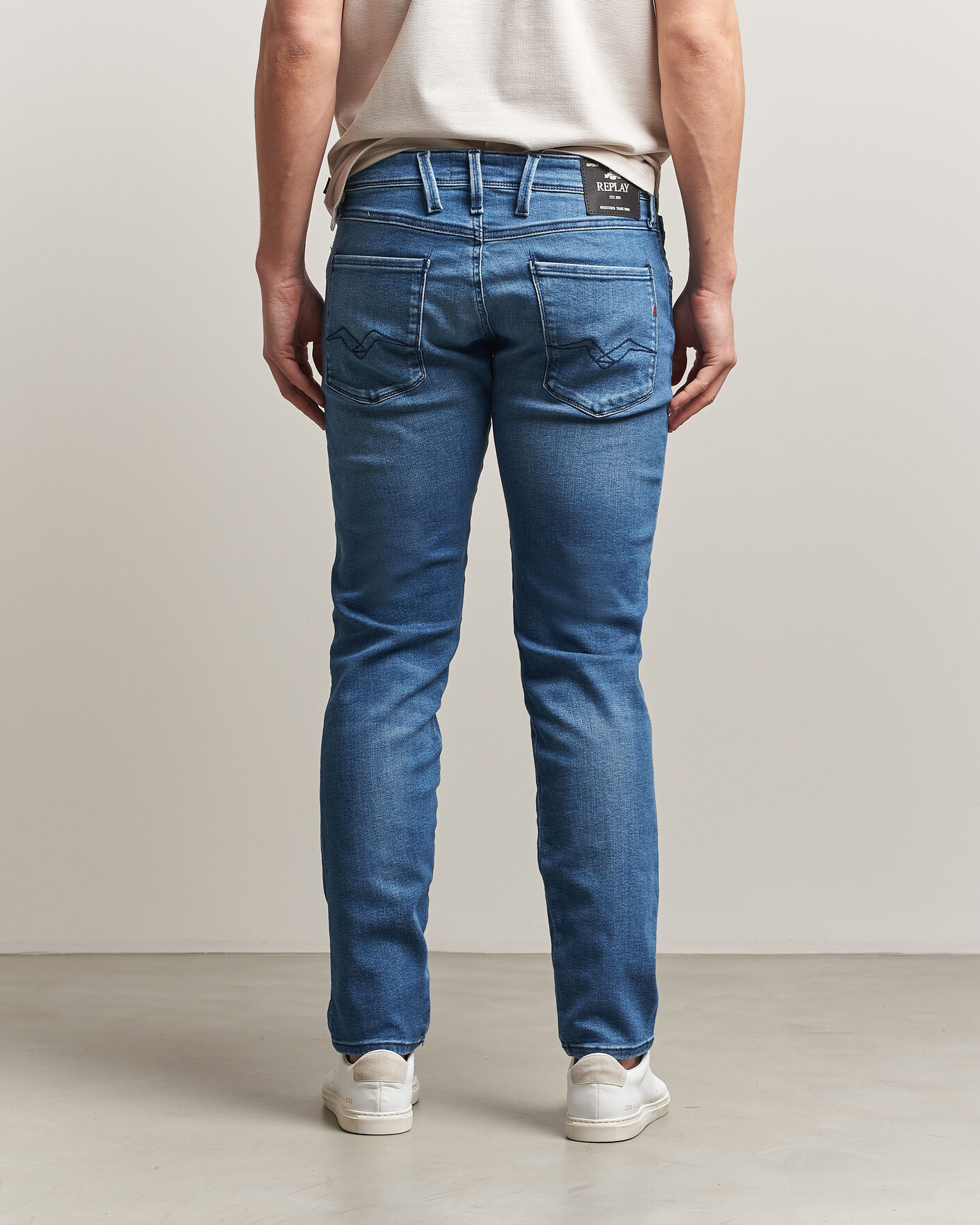 Homme | Jeans | Replay | Anbass Powerstretch Jeans Medium Blue