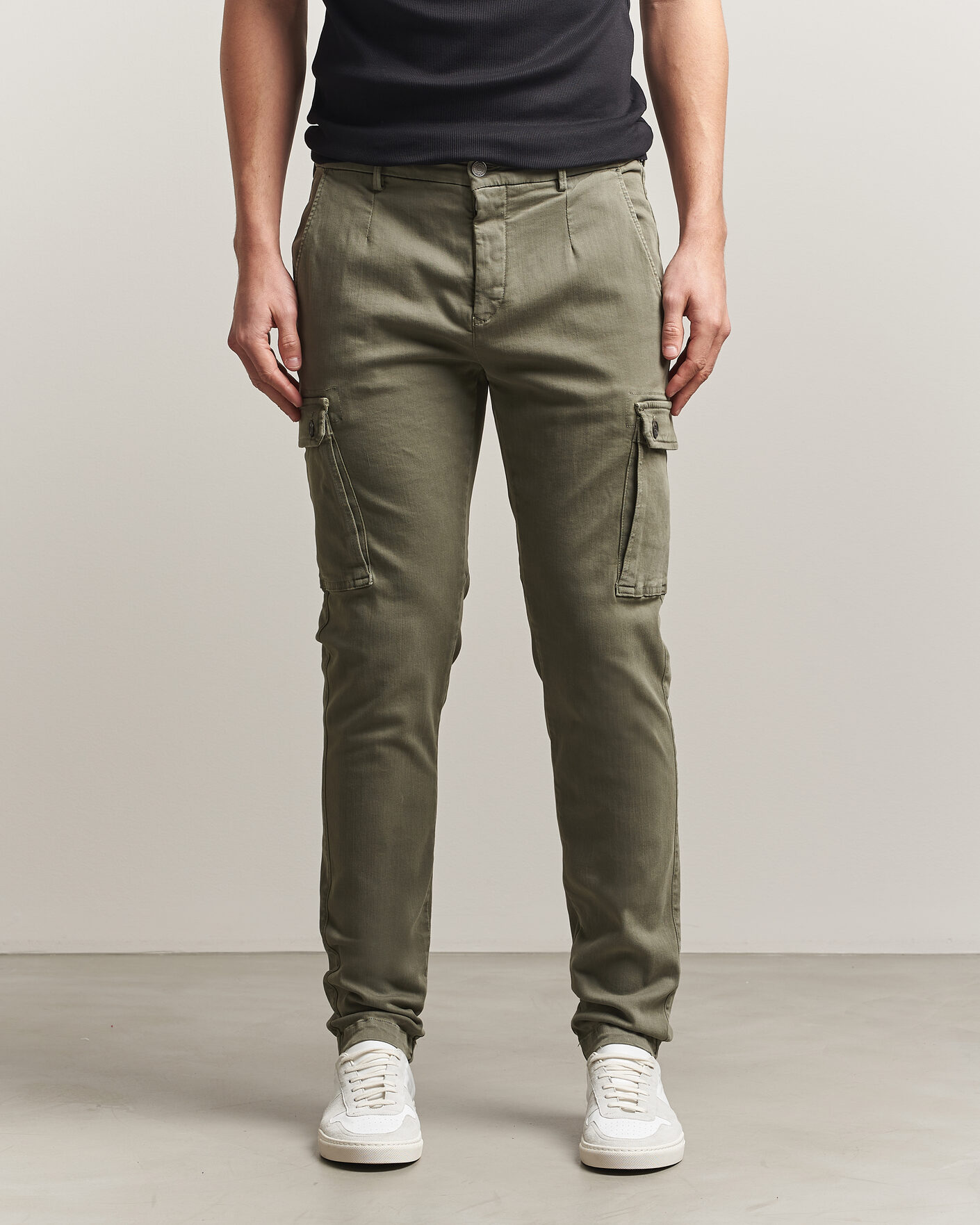 Heren | Broeken | Replay | Jaan Hyperflex Cargo Pants Military Green