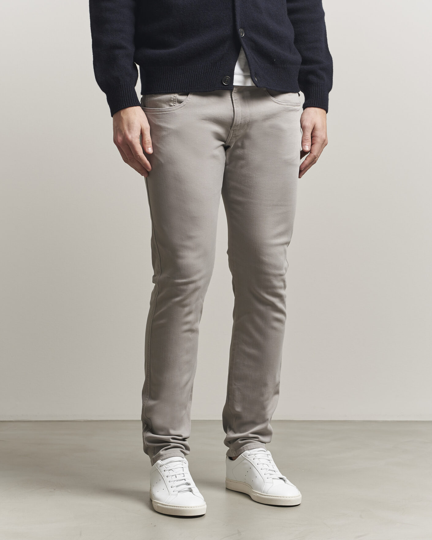 Heren | Broeken | Replay | Anbass Hyperflex X.Lite 5-Pocket Pants Light Grey