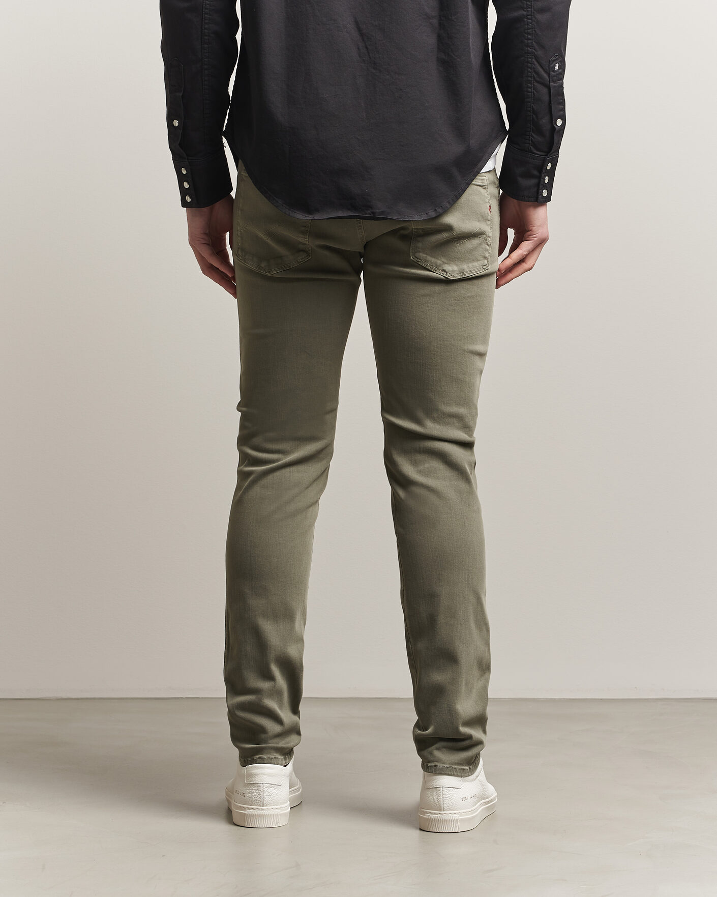 Homme | Pantalons | Replay | Anbass Hyperflex X.Lite 5-Pocket Pants Military Green