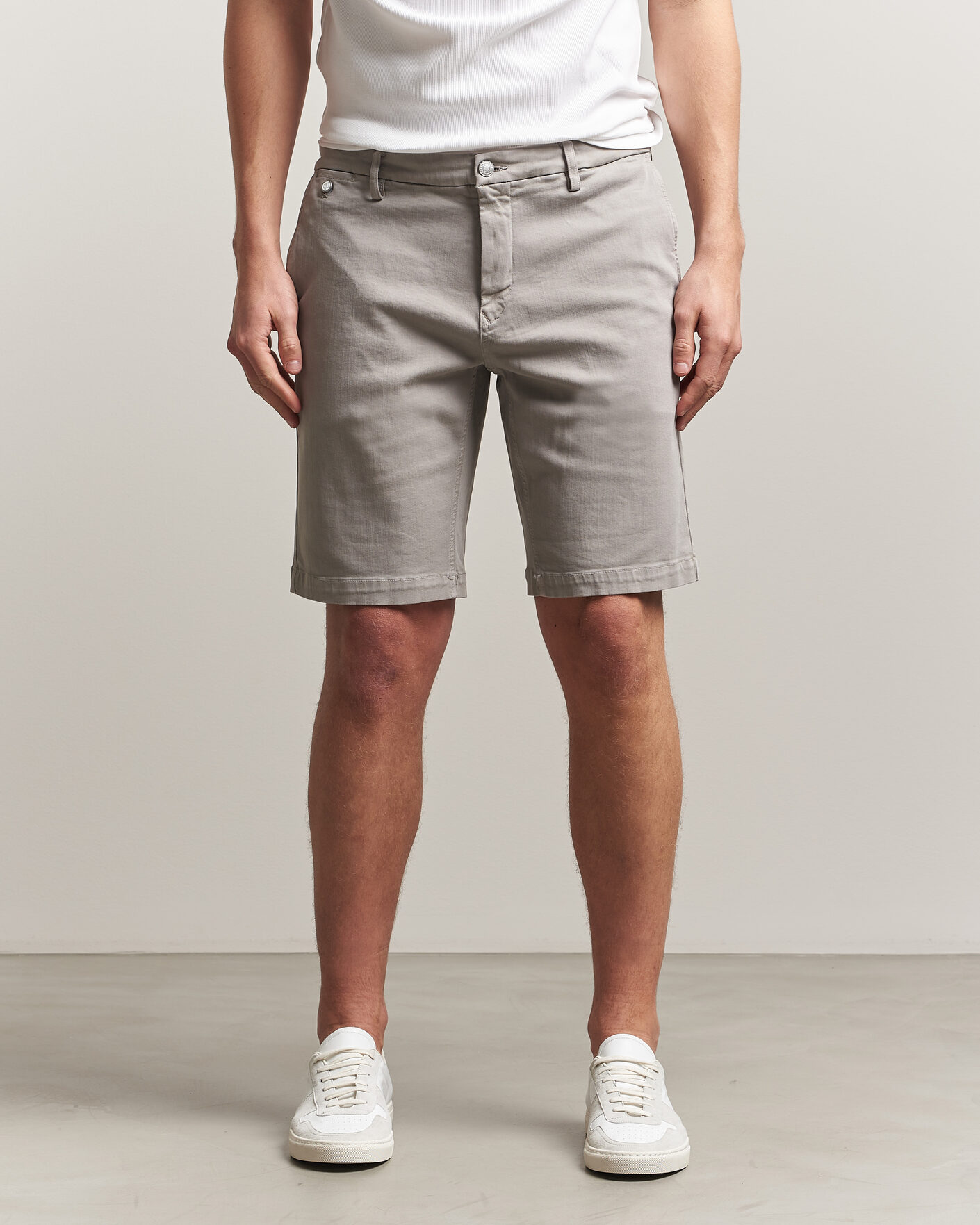 Heren | Korte broek | Replay | Benni Hyperflex Shorts Light Grey