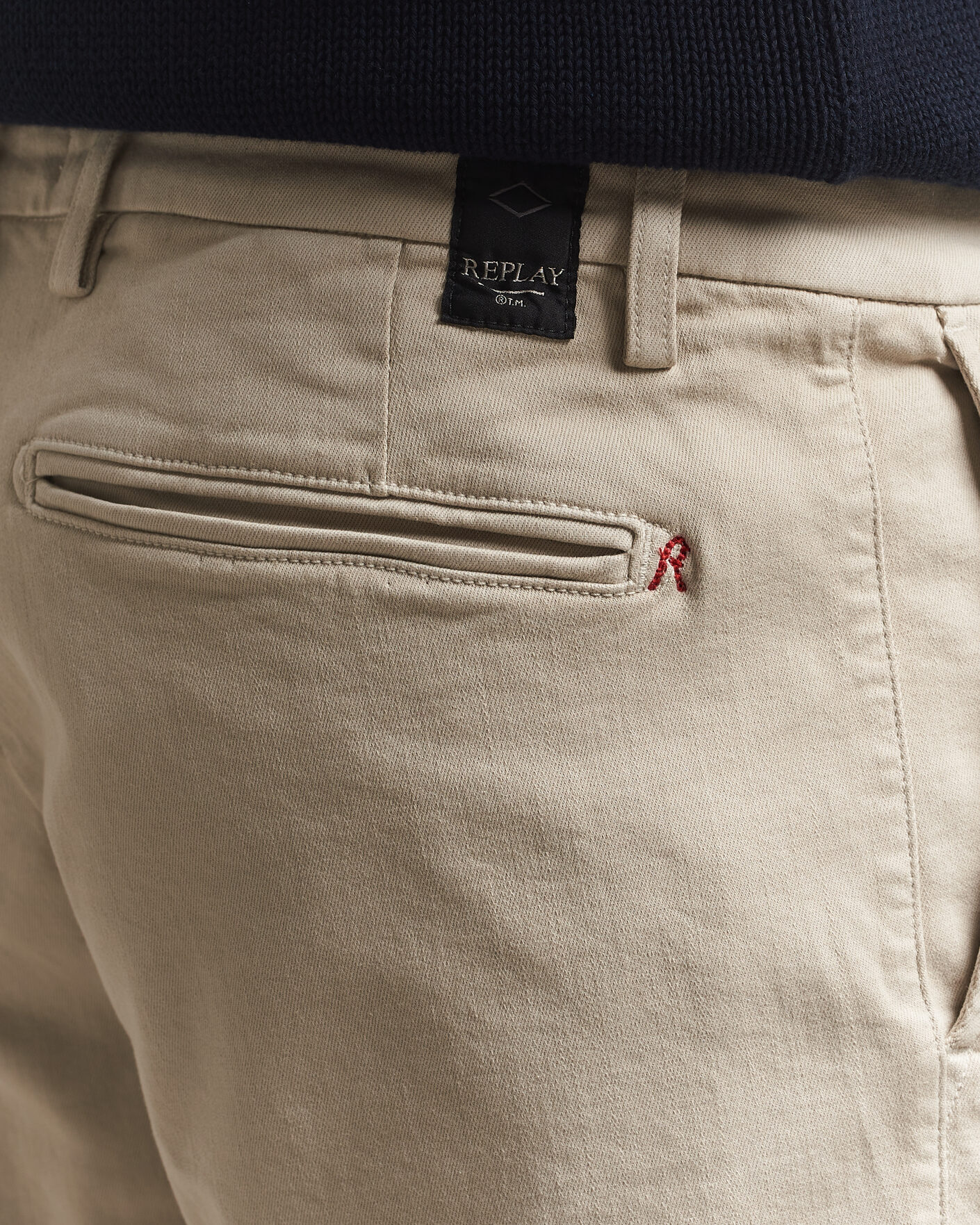 Homme | Shorts | Replay | Benni Hyperflex Shorts Ivory