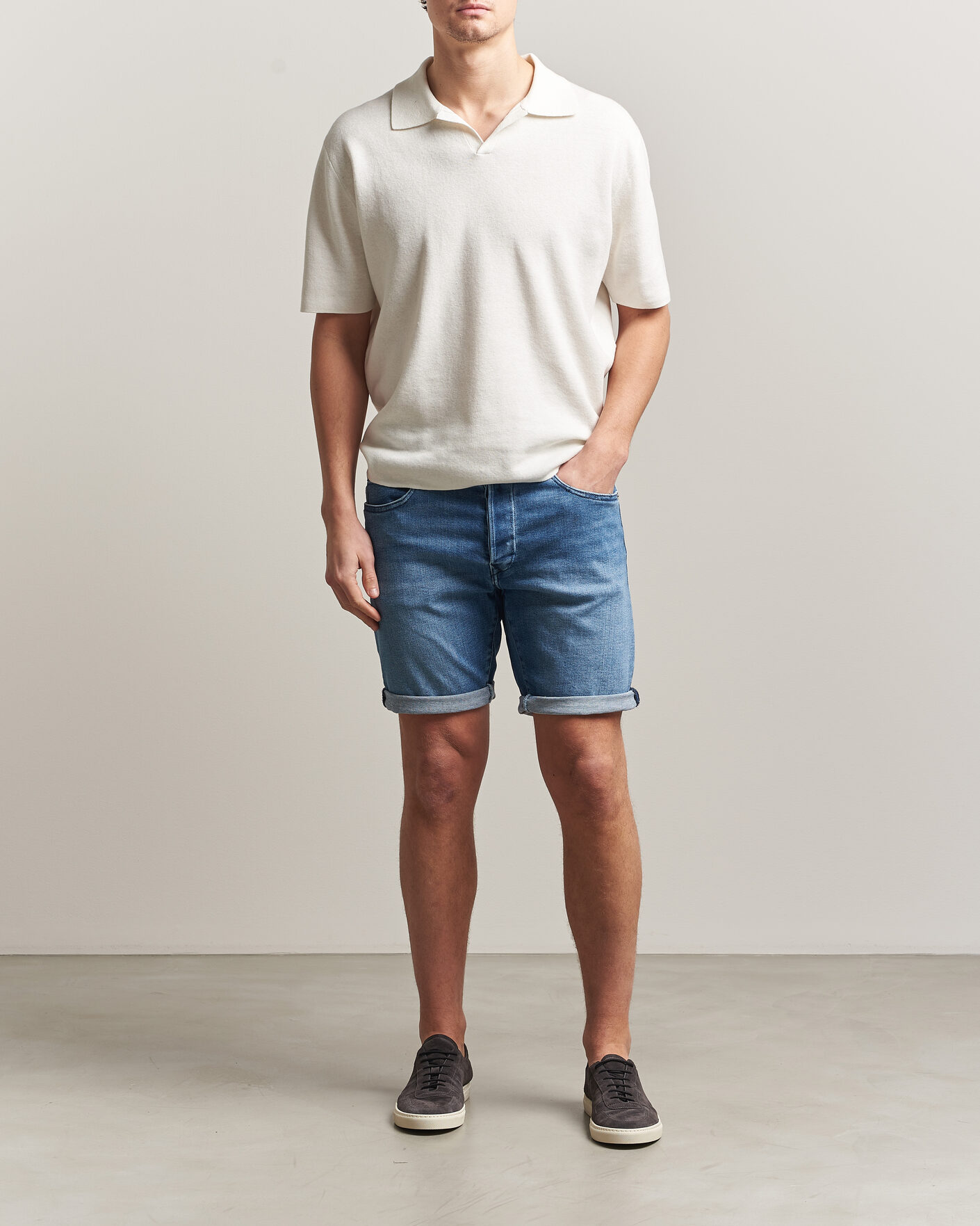 Heren | Korte broek | Replay | RBJ981 Stretch Denim Shorts Light Blue