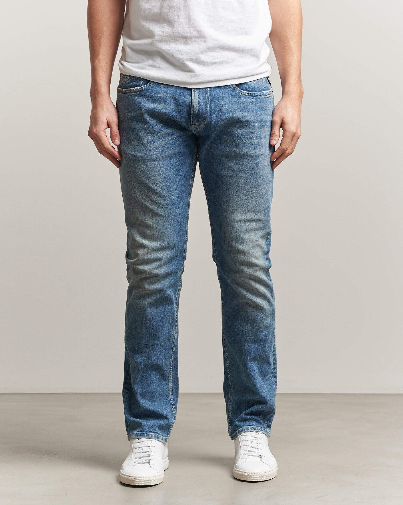 Heren | Jeans | Replay | Rocco Comfort Fit Stretch Eco Plus Jeans Medium Blue