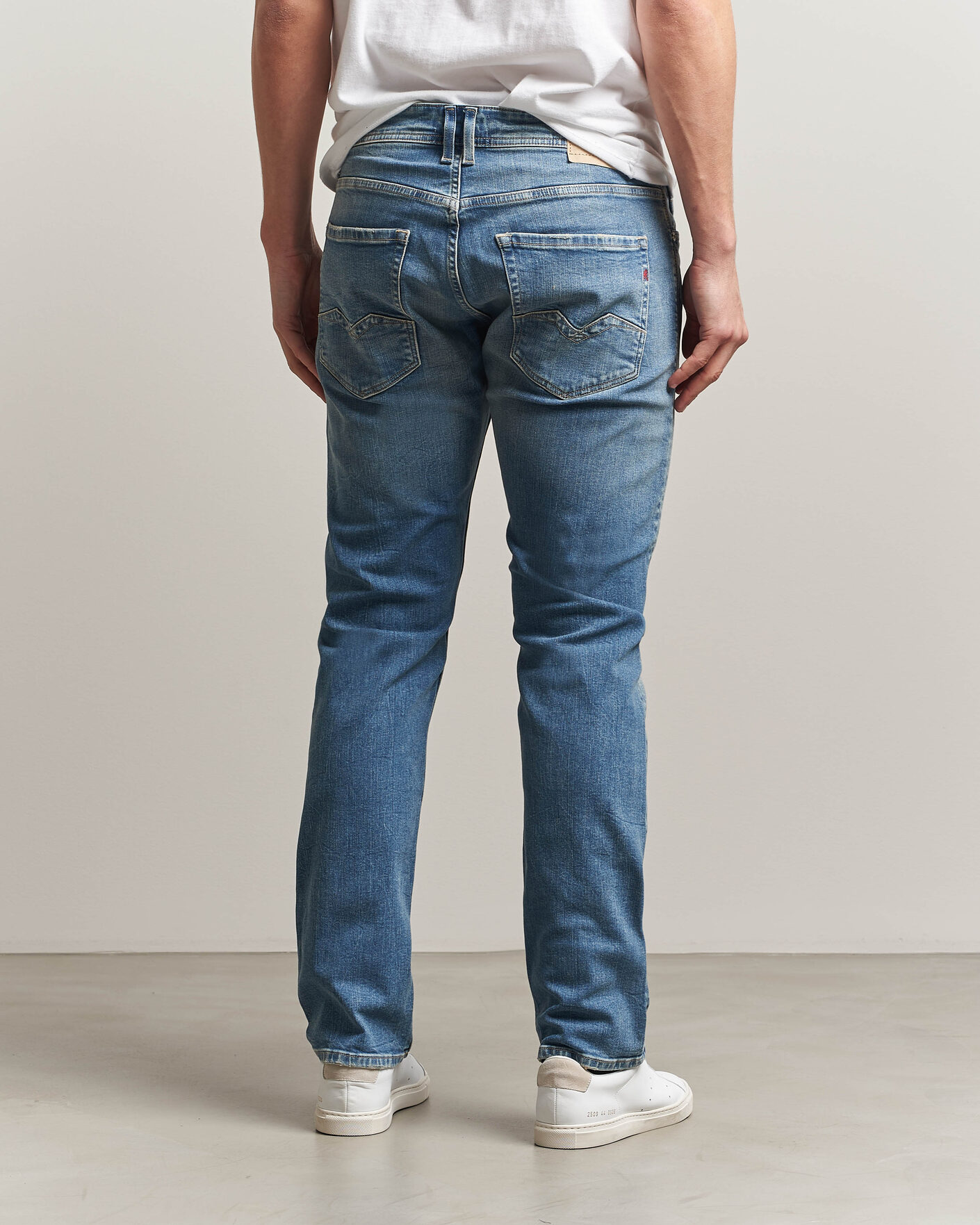 Heren | Jeans | Replay | Rocco Comfort Fit Stretch Eco Plus Jeans Medium Blue