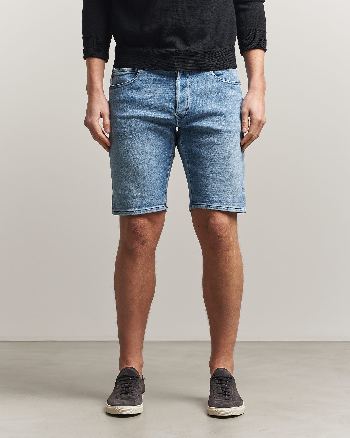 Heren | Korte broek | Replay | RBJ981 Stretch Denim Shorts Light Blue